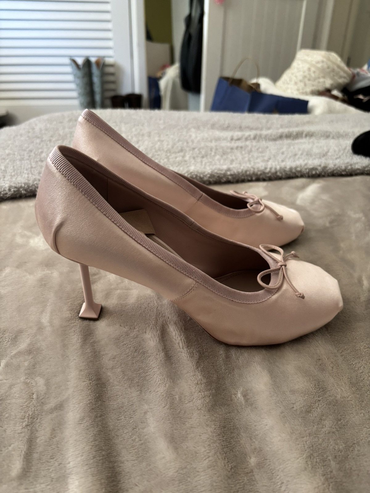 Miu Miu Miu Miu Pink Ballet Heels Size US 8.5 / IT 38.5 - 1 Thumbnail