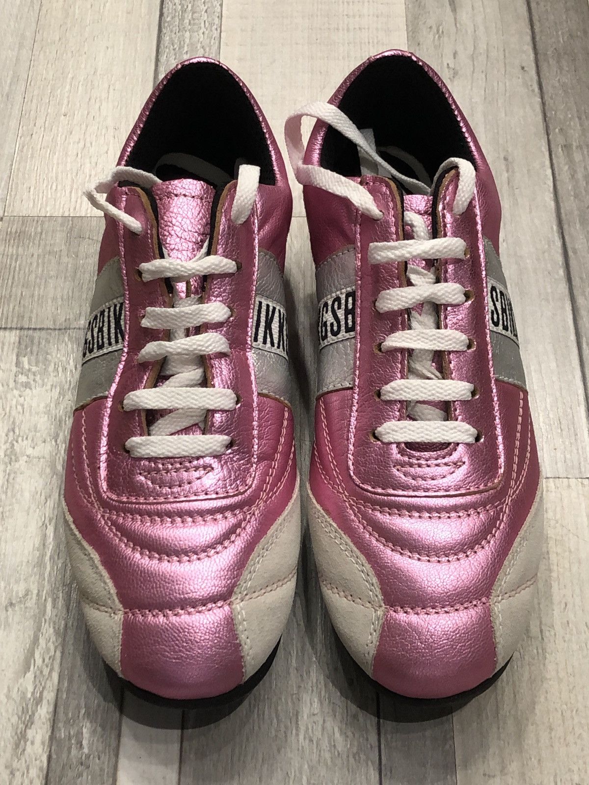 Dirk Bikkembergs Dirk Bikkembergs Pink/Metalic Sneakers Size US 9 / IT 39 - 7 Thumbnail