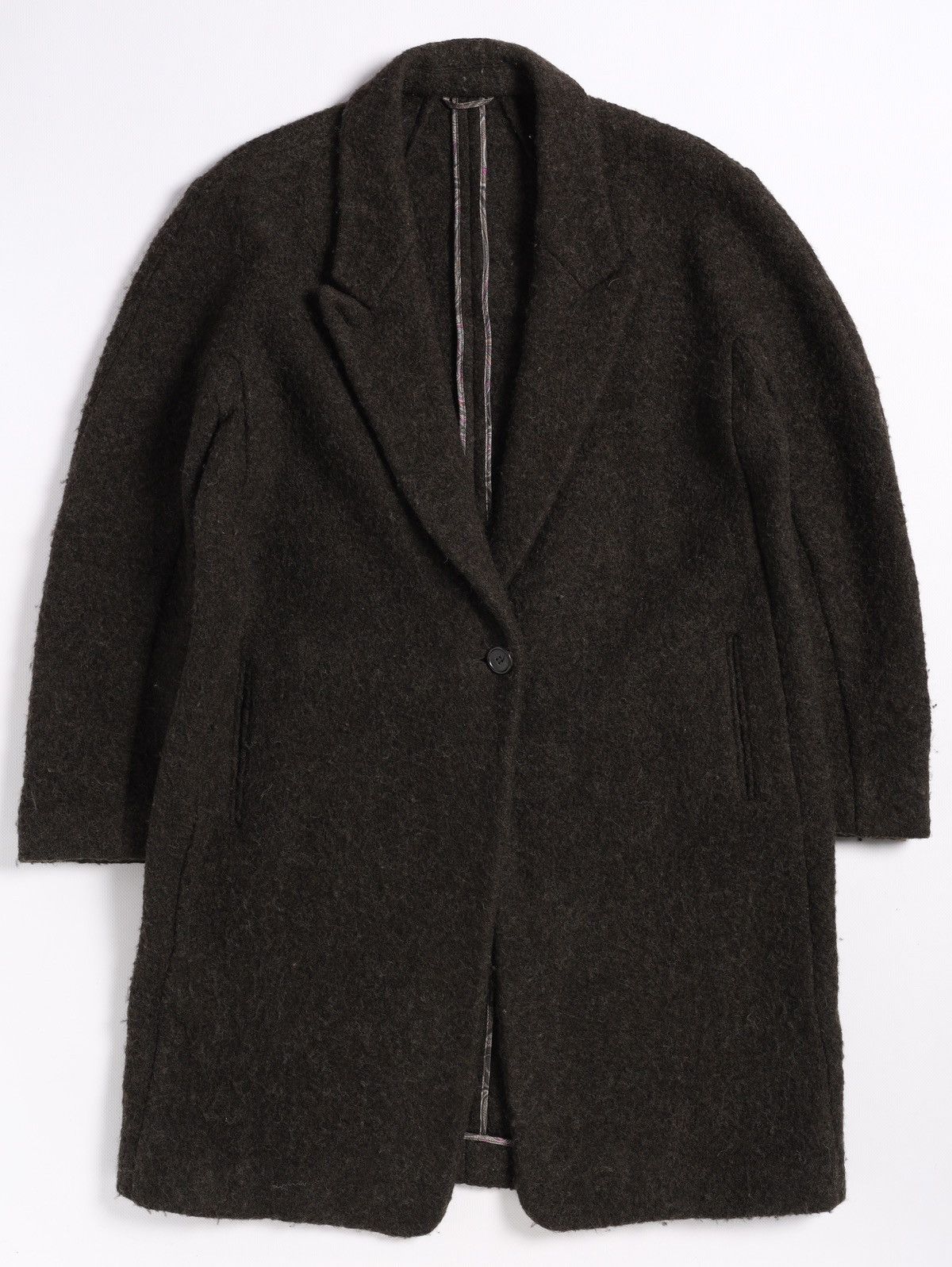 Etro Etro Milano Lana Wool Long Coat Brown Khaki Olive Jacket Size US M / EU 48-50 / 2 - 1 Thumbnail