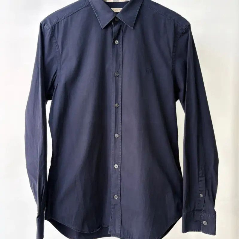 Burberry Burberry Navy Blue Women's Button-Up Shirt Size M / US 6-8 / IT 42-44 - 1 Thumbnail