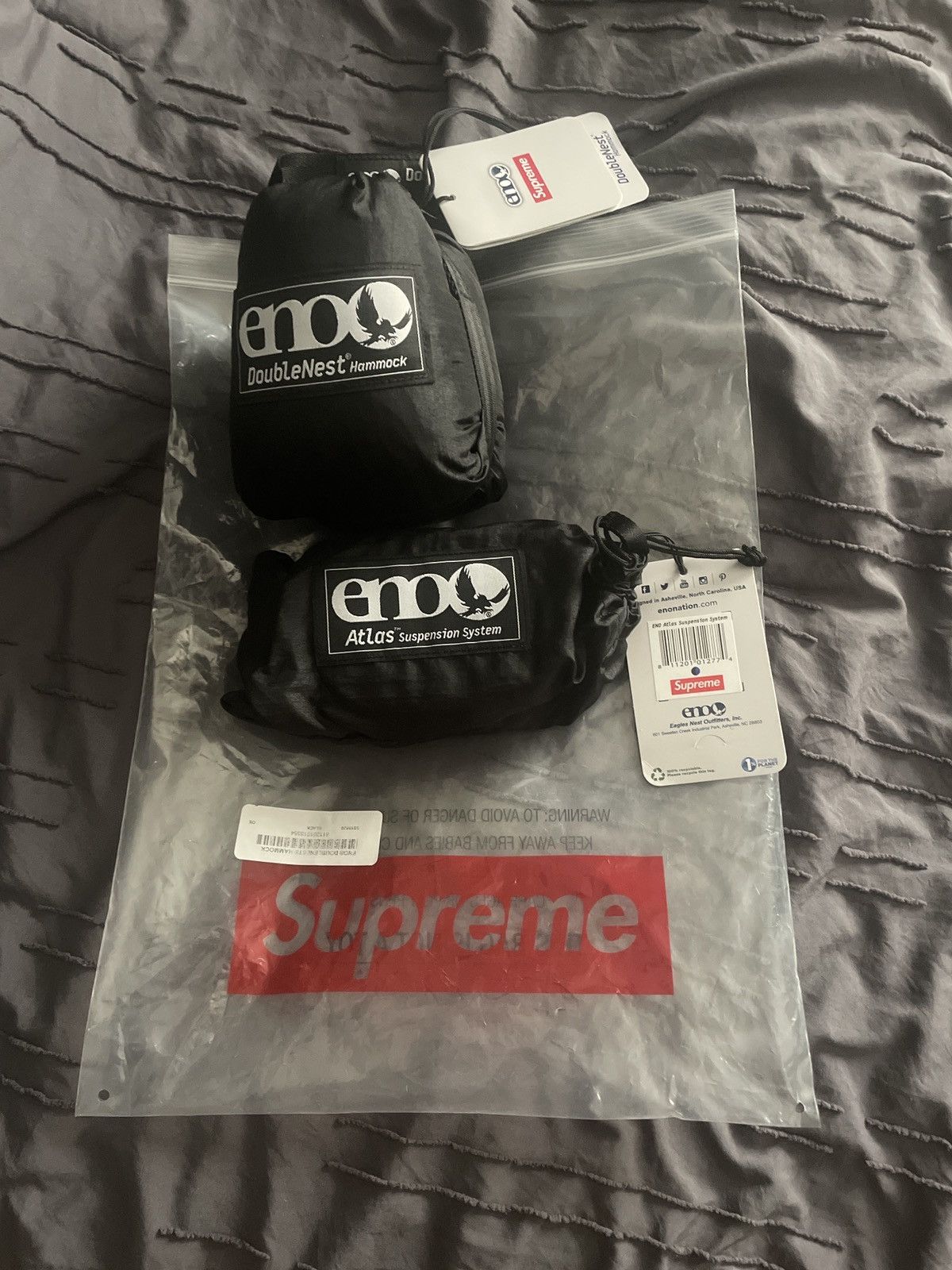 Supreme Supreme Eno Hammock - Black Size ONE SIZE - 3 Thumbnail