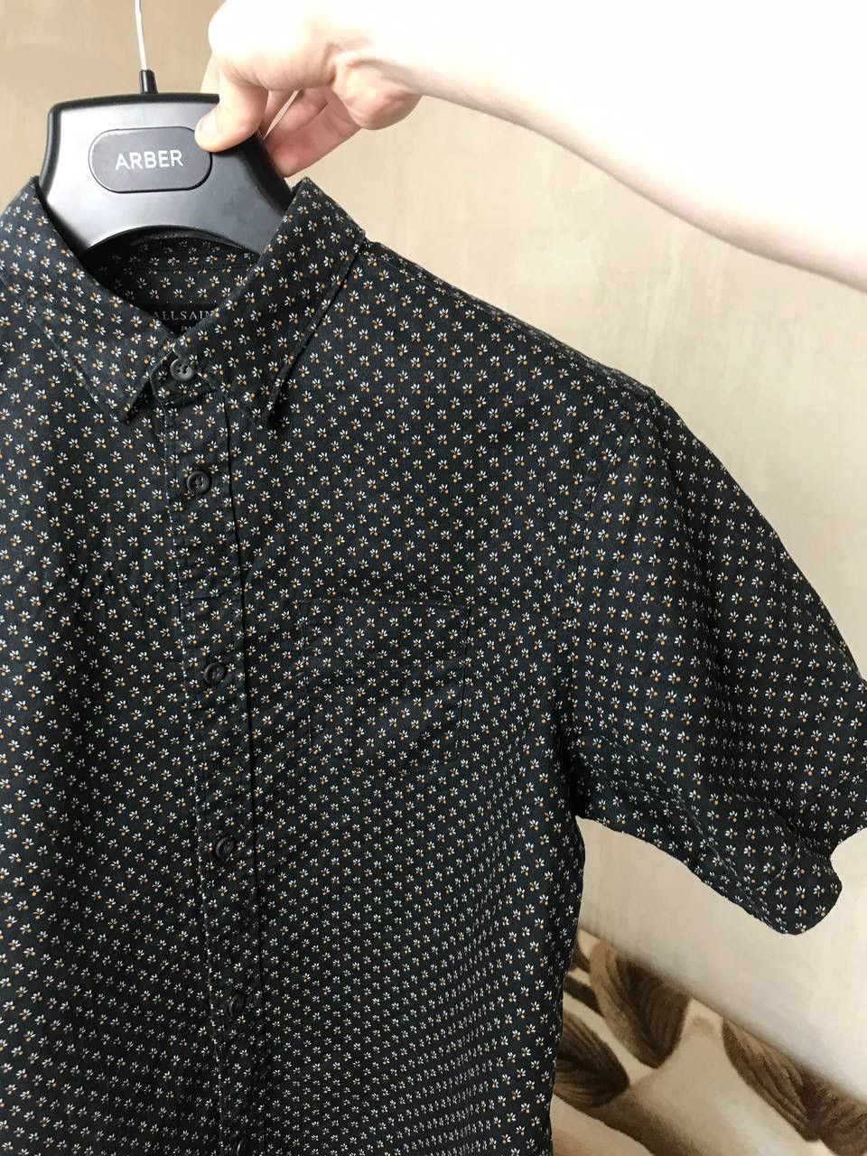 Allsaints 🔥 Vintage Allsaints Art Hawaiian Short Sleeve Shirt Japan Size US S / EU 44-46 / 1 - 7 Thumbnail