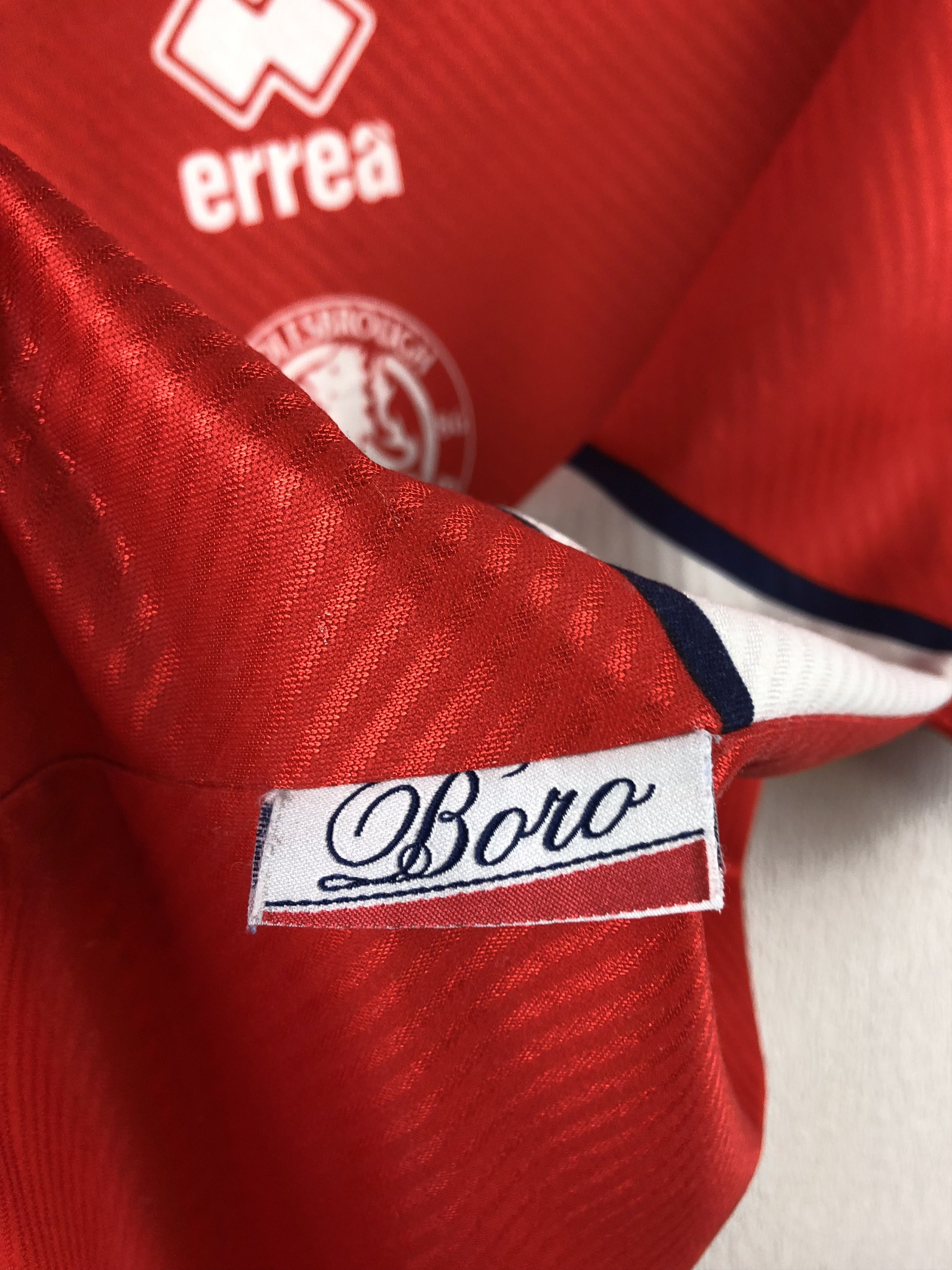 Vintage Middlesbrough shirt 1997 Soccer Errea Jersey Mens Trikot Size US XL / EU 56 / 4 - 7 Thumbnail