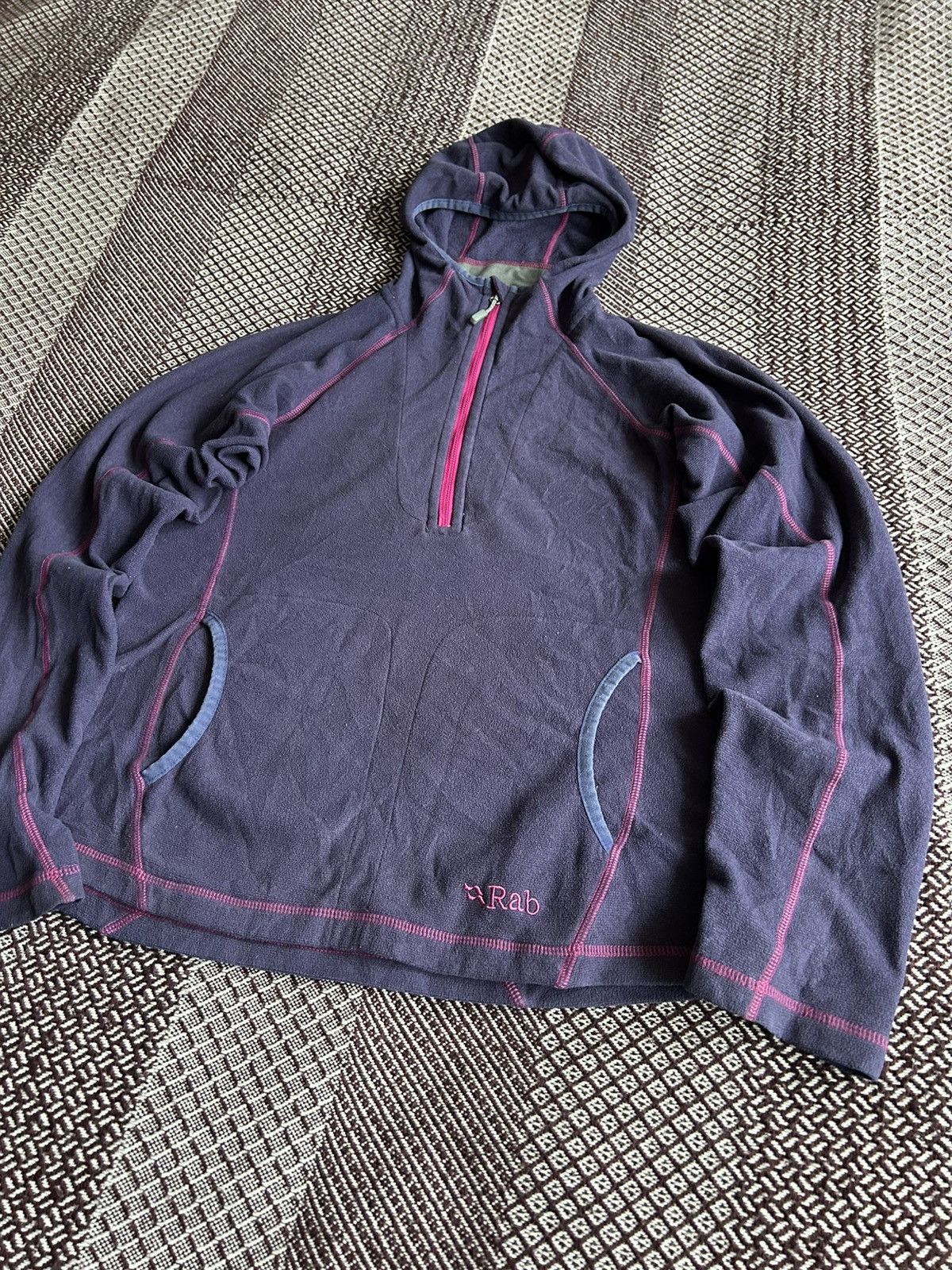 Rab Rab Polartec 1/4 Hoodie Women Fleece Outdoor Style Size UK10 Size M / US 6-8 / IT 42-44 - 4 Thumbnail