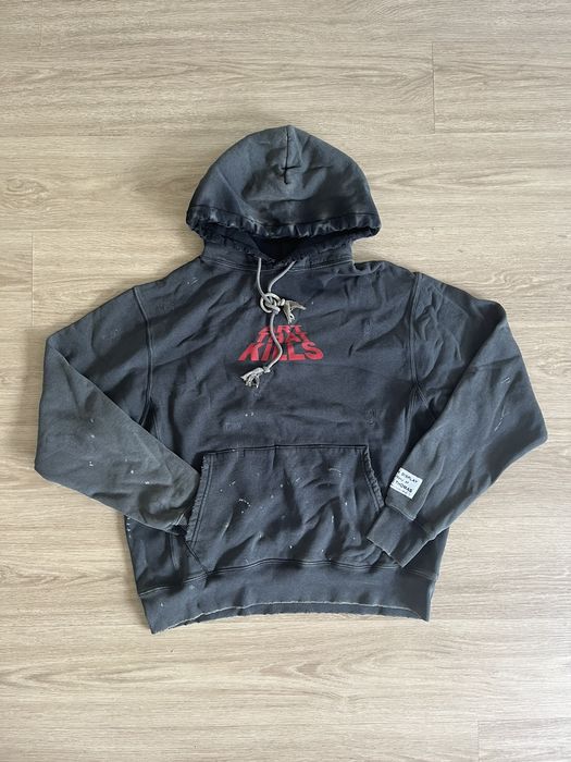 Gallery Dept. GALLERY DEPT. “ATK DISTRESSED HOODIE” NWT HAND