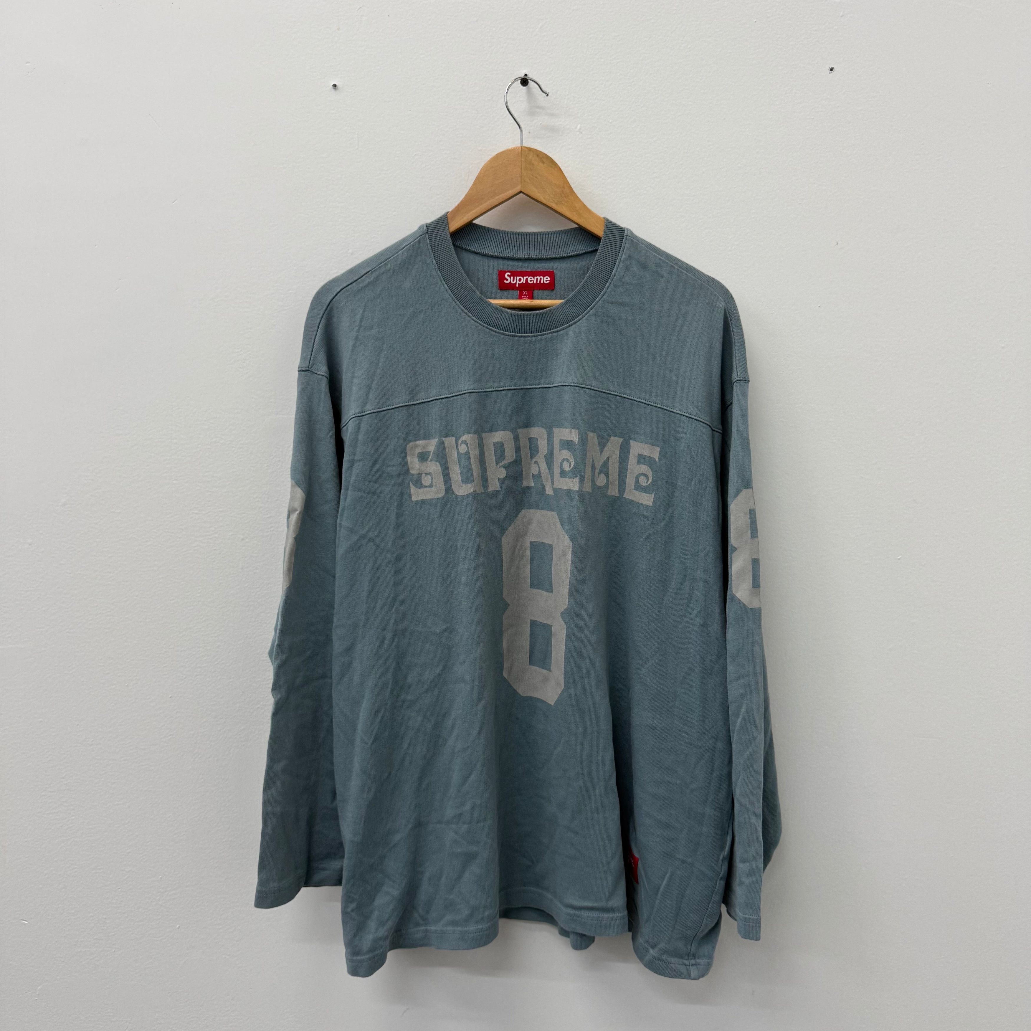 Supreme Supreme Affiliated Blue Jersey Longsleeve - Size XL Size US XL / EU 56 / 4 - 1 Thumbnail