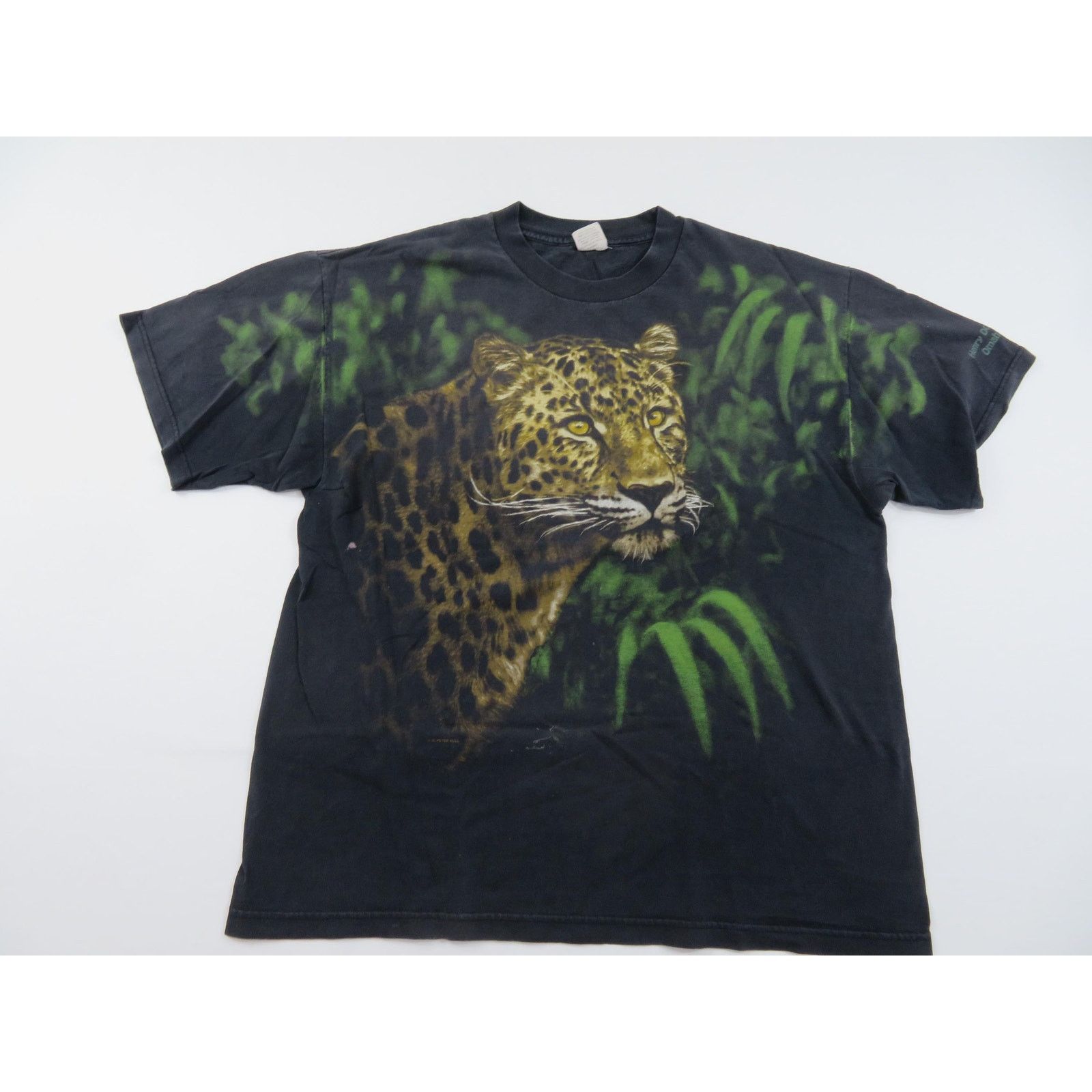 Other Peter Kull Henry Dorly Zoo Leopard T-shirt Black sz XL 90s Size US XL / EU 56 / 4 - 1 Thumbnail