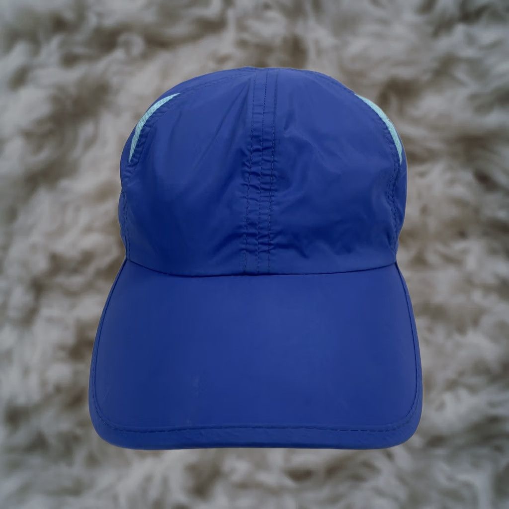 Vintage SO Hat Baseball Cap Adult Adjustable Blue 100% Polyester Vented Triathlon Running Cap Unisex Adults Accessories Mens Womens Size ONE SIZE - 1 Thumbnail