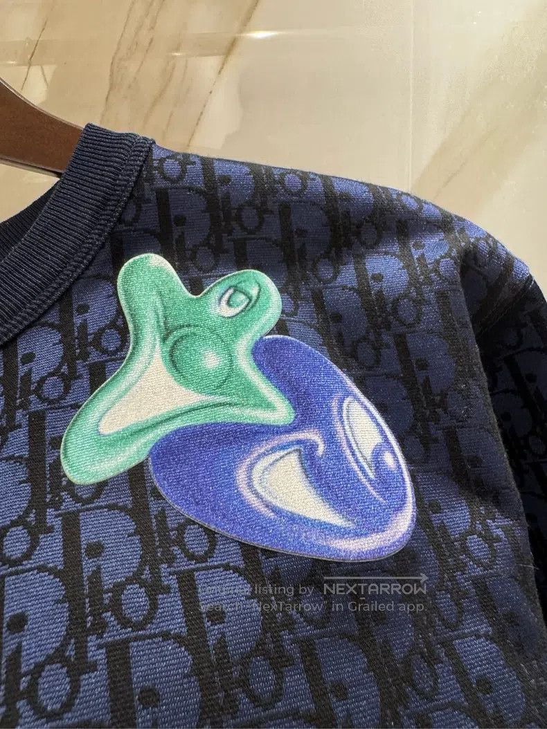 Dior Dior Cute eggplant full print pattern short sleeves Size US L / EU 52-54 / 3 - 4 Thumbnail