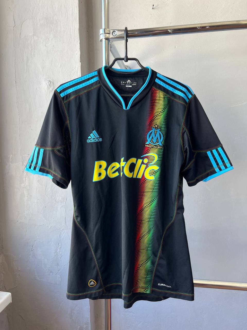 Adidas 2010/11 OLYMPIQUE MARSEILLE THIRD SOCCER JERSEY SHIRT ADIDAS Size US M / EU 48-50 / 2 - 2 Thumbnail
