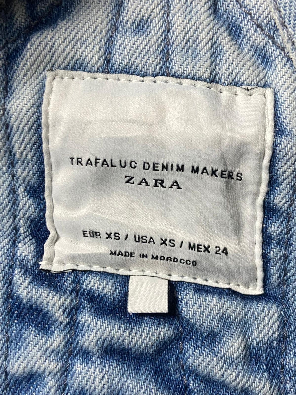Zara ZARA Overalls Denim Ripped Jeans (141) Size US 31 - 3 Thumbnail