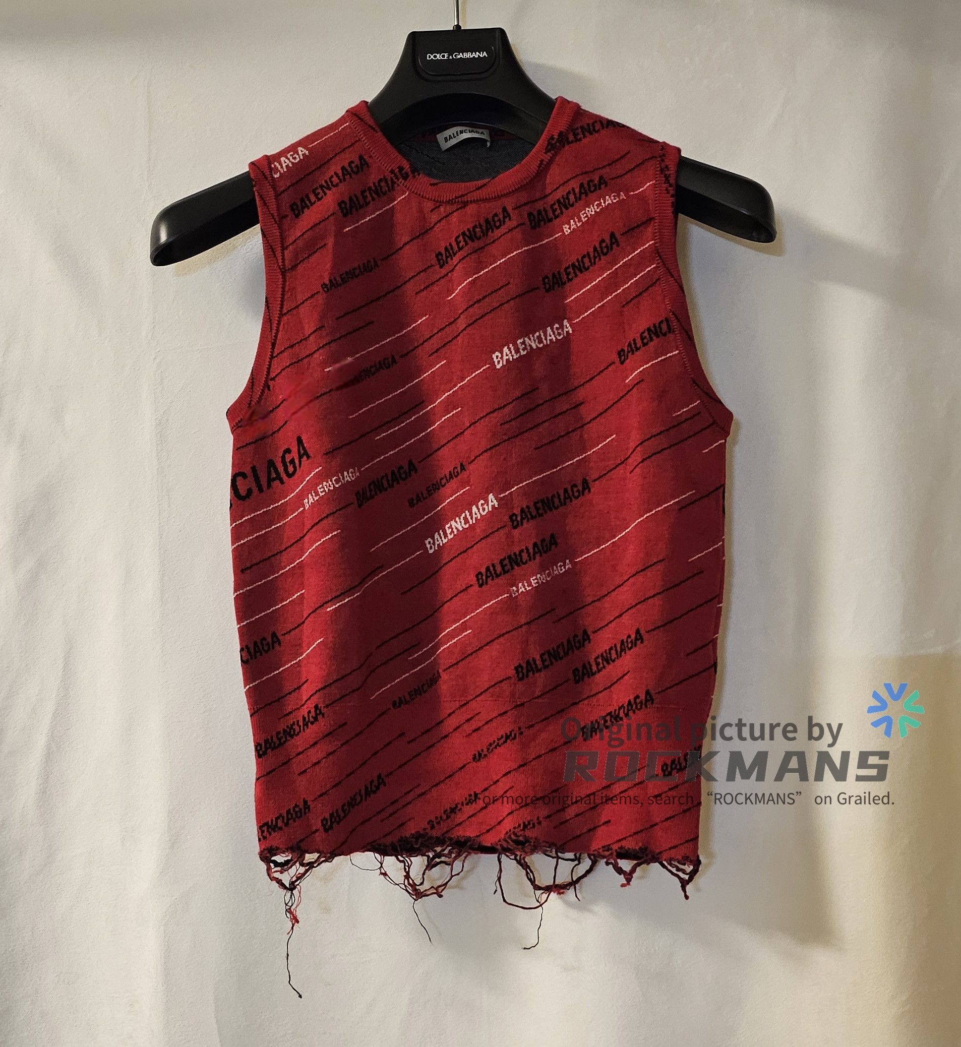 Balenciaga Balenciaga Women's Wool Fringe Vest Tank Size M Size M / US 6-8 / IT 42-44 - 1 Thumbnail