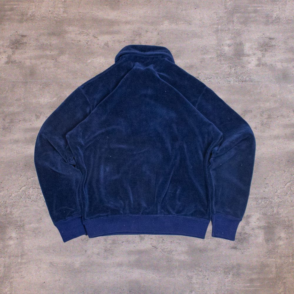 Japanese Brand Vintage VTG 1970's 70's Untex Valour Navy Blue Polo Sweater Size US S / EU 44-46 / 1 - 2 Thumbnail