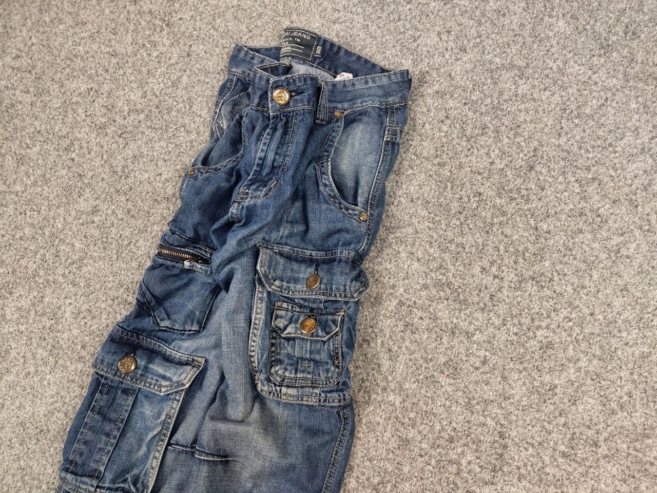 Japanese Brand Vintage Hysteric Glamour Junya Style Jet Lag Cargo Jeans 90s Size US 30 / EU 46 - 5 Thumbnail