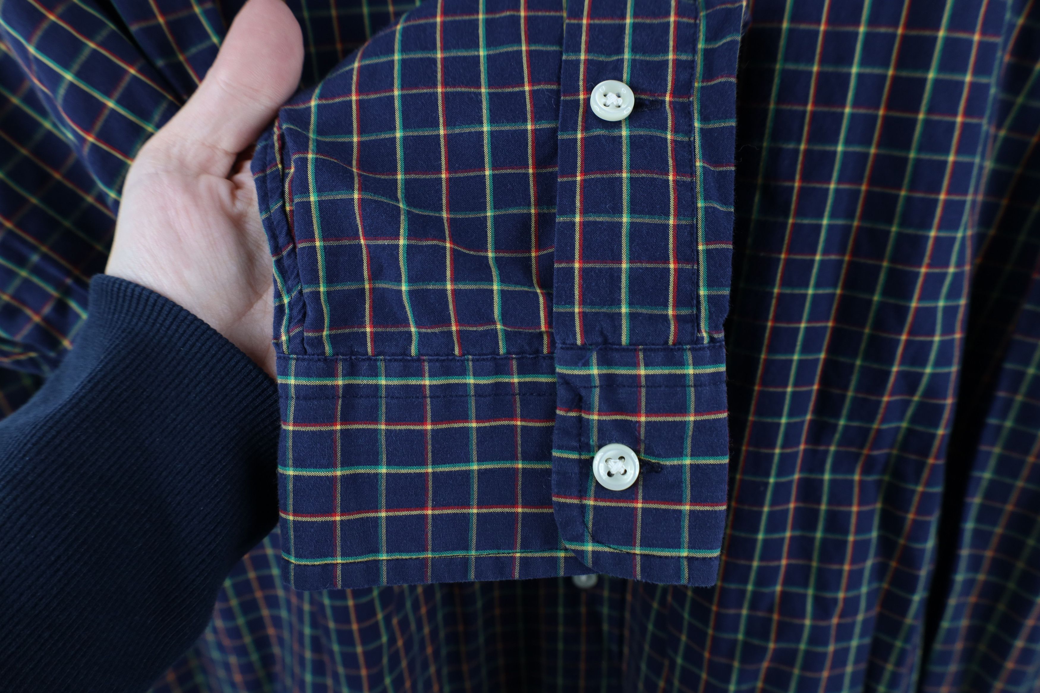 Ralph Lauren × Vintage Vintage 90s Ralph Lauren Fit Collared Button Down Shirt Size US L / EU 52-54 / 3 - 5 Thumbnail