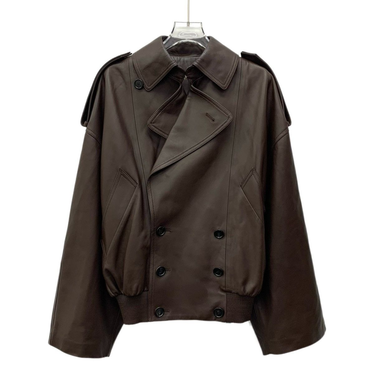 Loewe Brown Sheepskin Leather Jacket