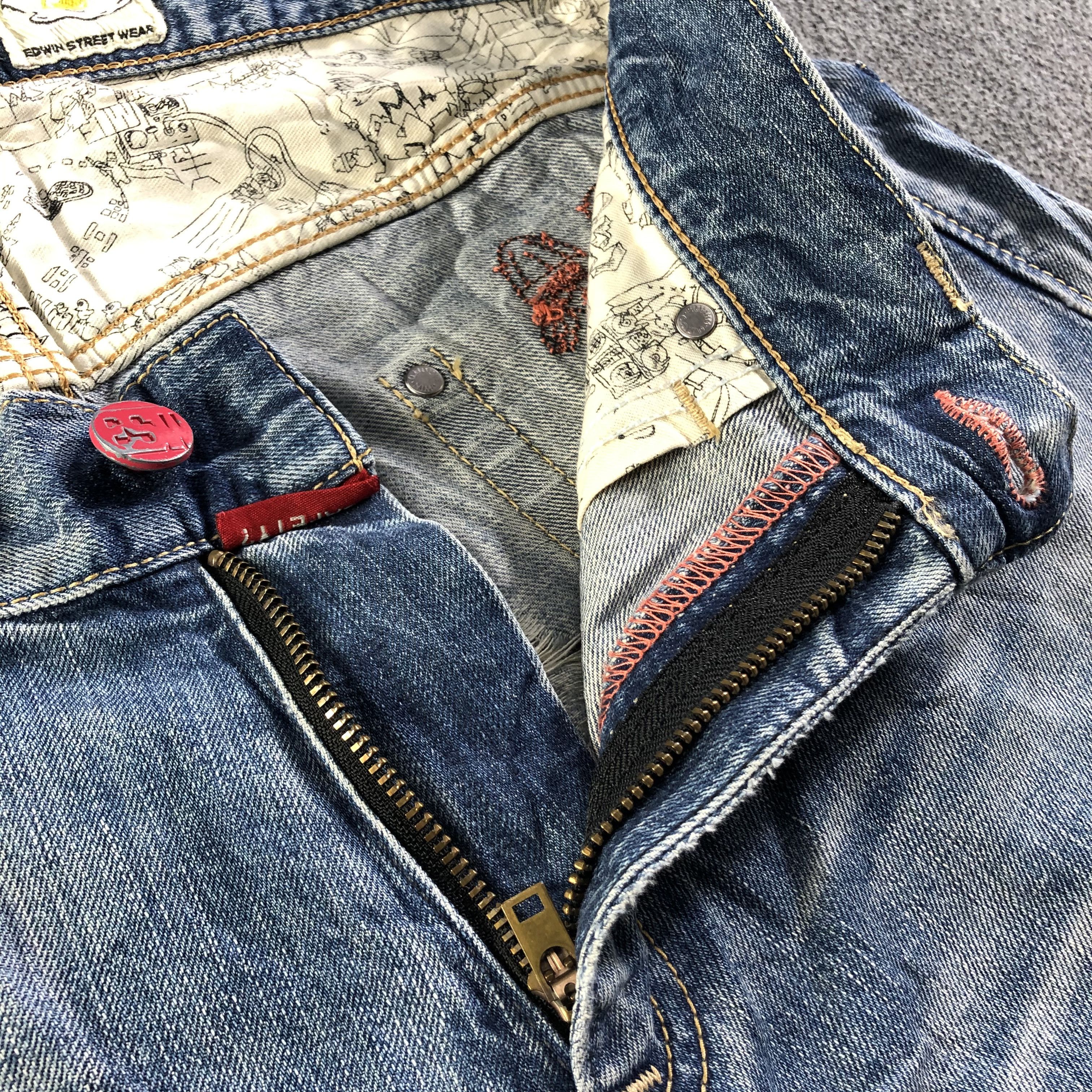 Edwin Vintage Edwin Street Wear Jeans-J4542 Size US 34 / EU 50 - 9 Thumbnail
