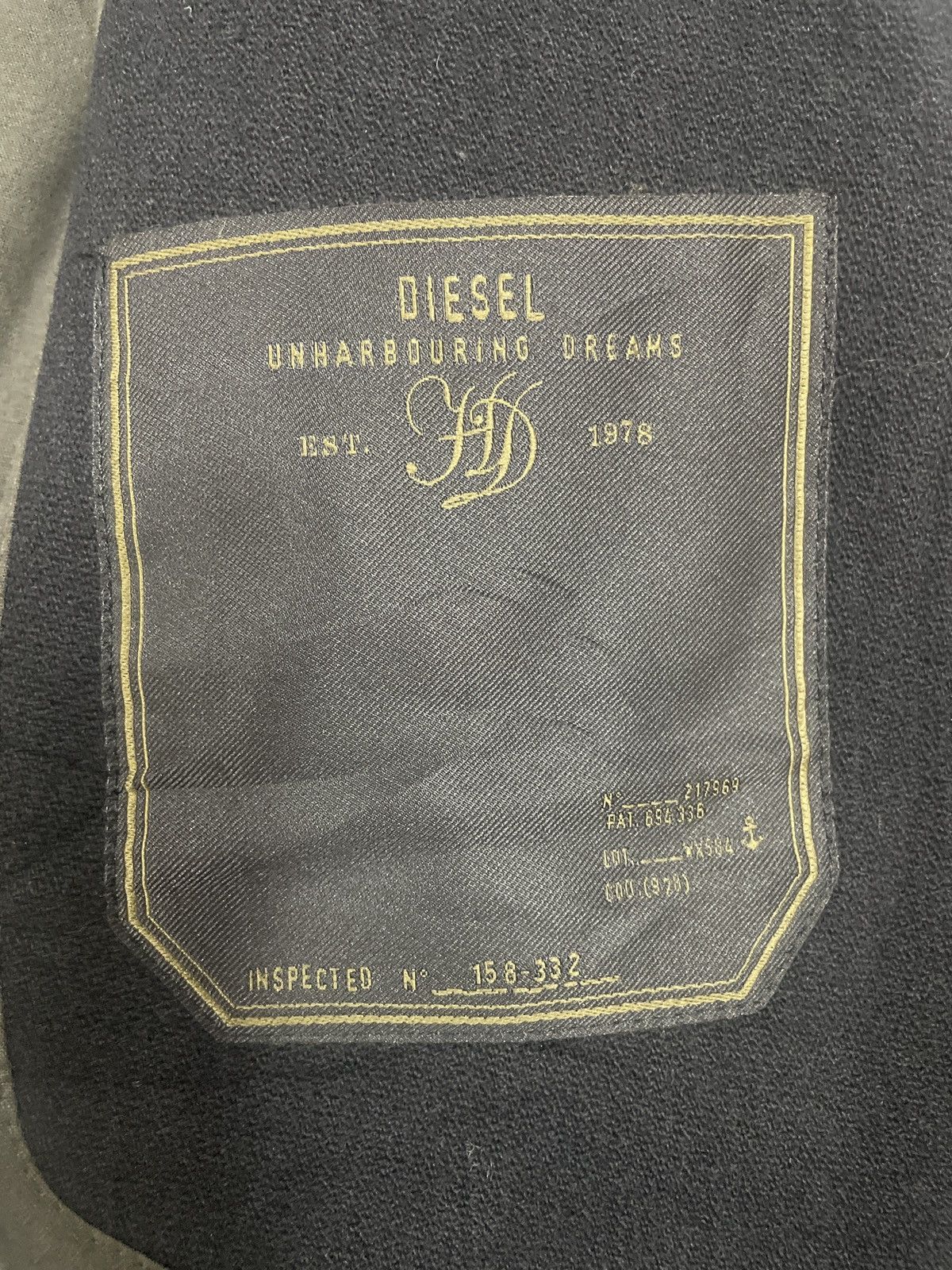Diesel × Diesel Black Gold Diesel Unharbouring Dreams coat jacket 2 way style size M Size US M / EU 48-50 / 2 - 6 Thumbnail