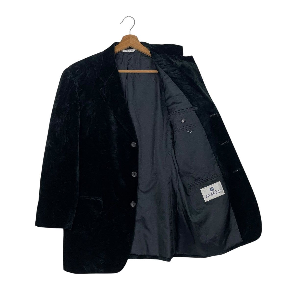 Givenchy Vintage Givenchy Monsieur Velvet Casual Jacket Size US S / EU 44-46 / 1 - 9 Thumbnail