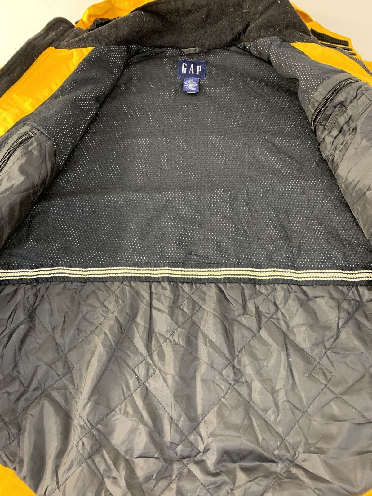 Gap × Vintage Vintage Style Gap Winter Ski Hooded Yellow Jacket Size US XS / EU 42 / 0 - 5 Thumbnail