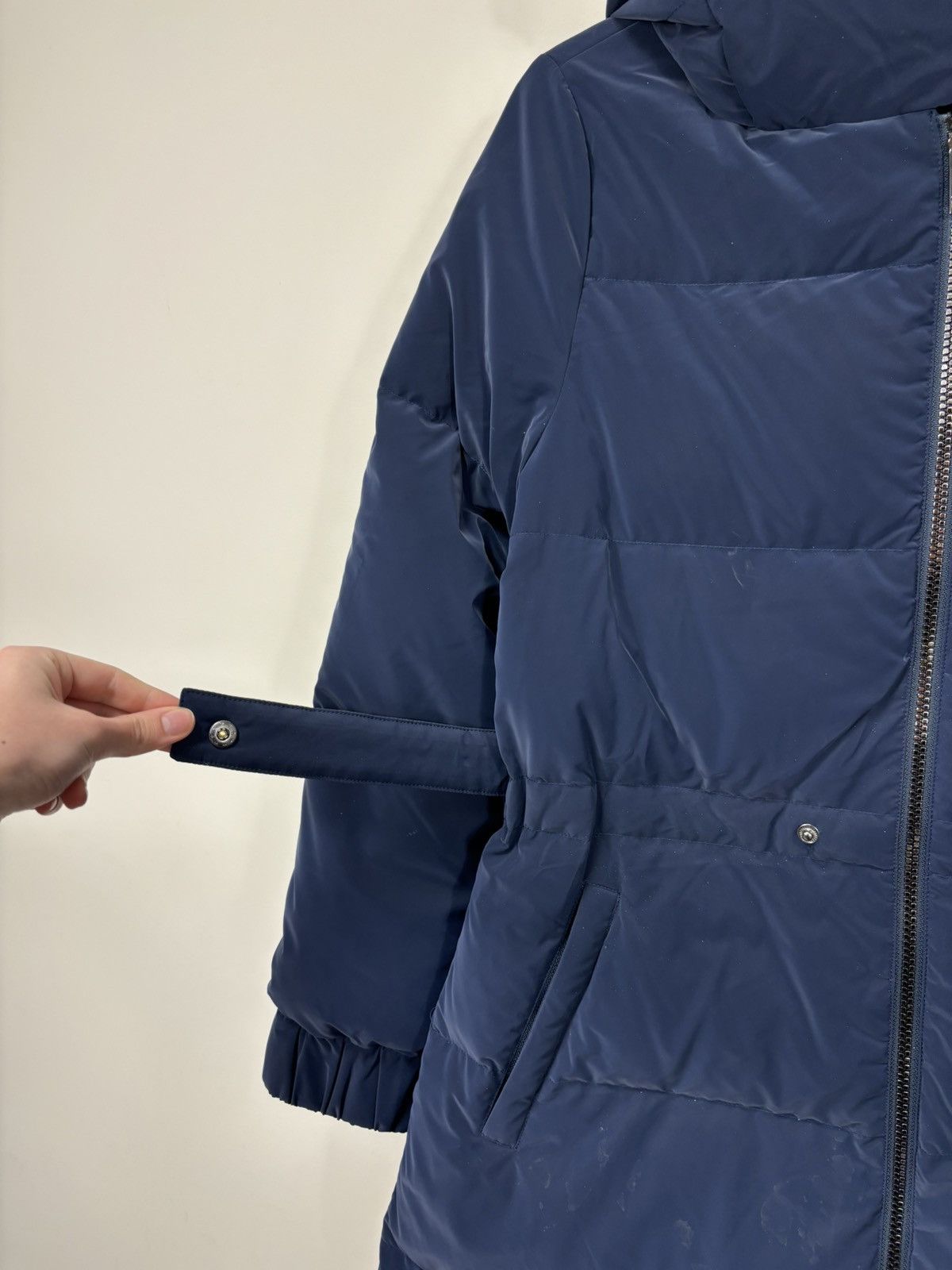 Cop Copine Cop Copine Women’s NWT Poutou Blue Hooded Down Puffer Jacket Size M / US 6-8 / IT 42-44 - 6 Thumbnail