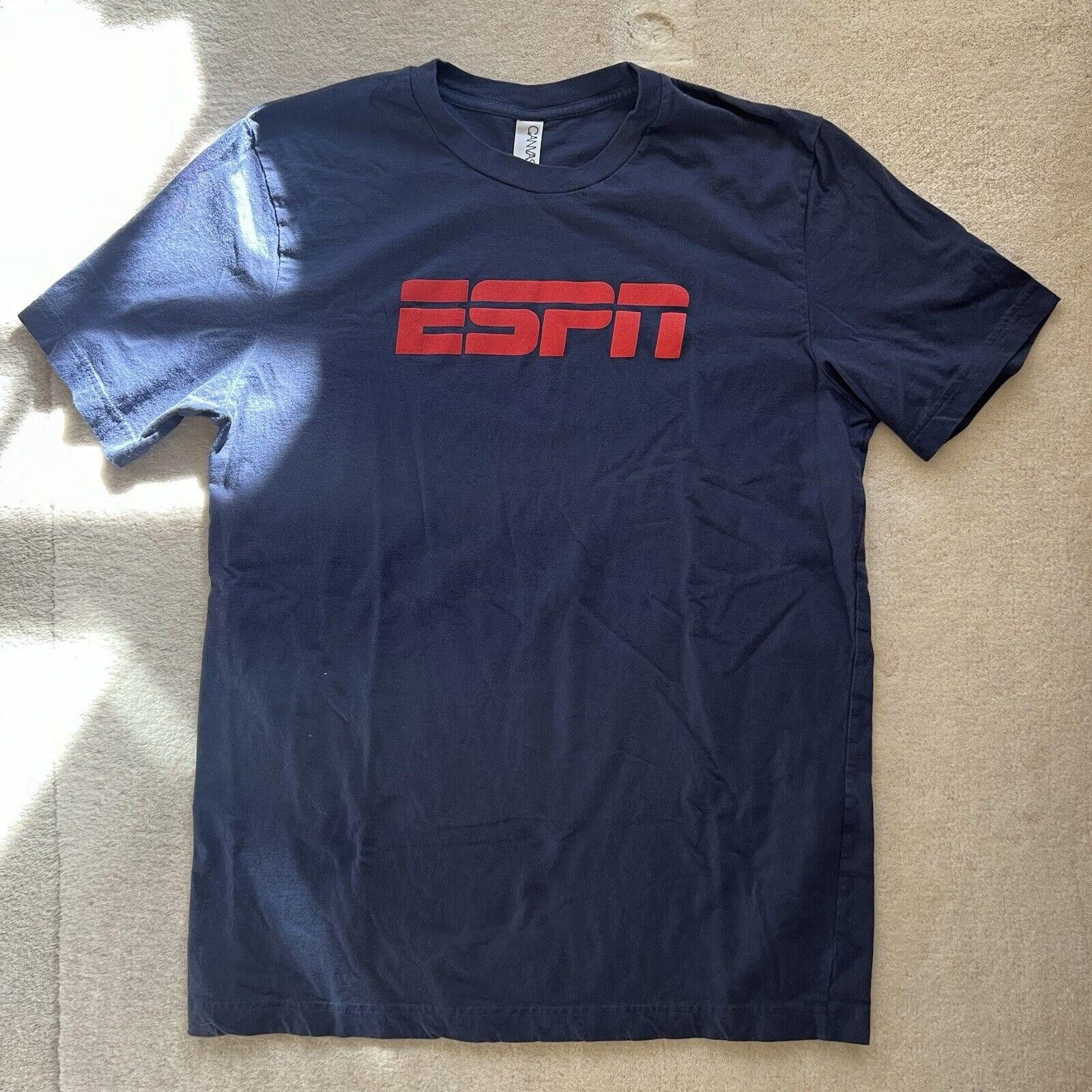 Esprit VTG ESPN T-Shirt Men’s Large L Navy Blue Short Sleeve Sports Size US L / EU 52-54 / 3 - 1 Thumbnail
