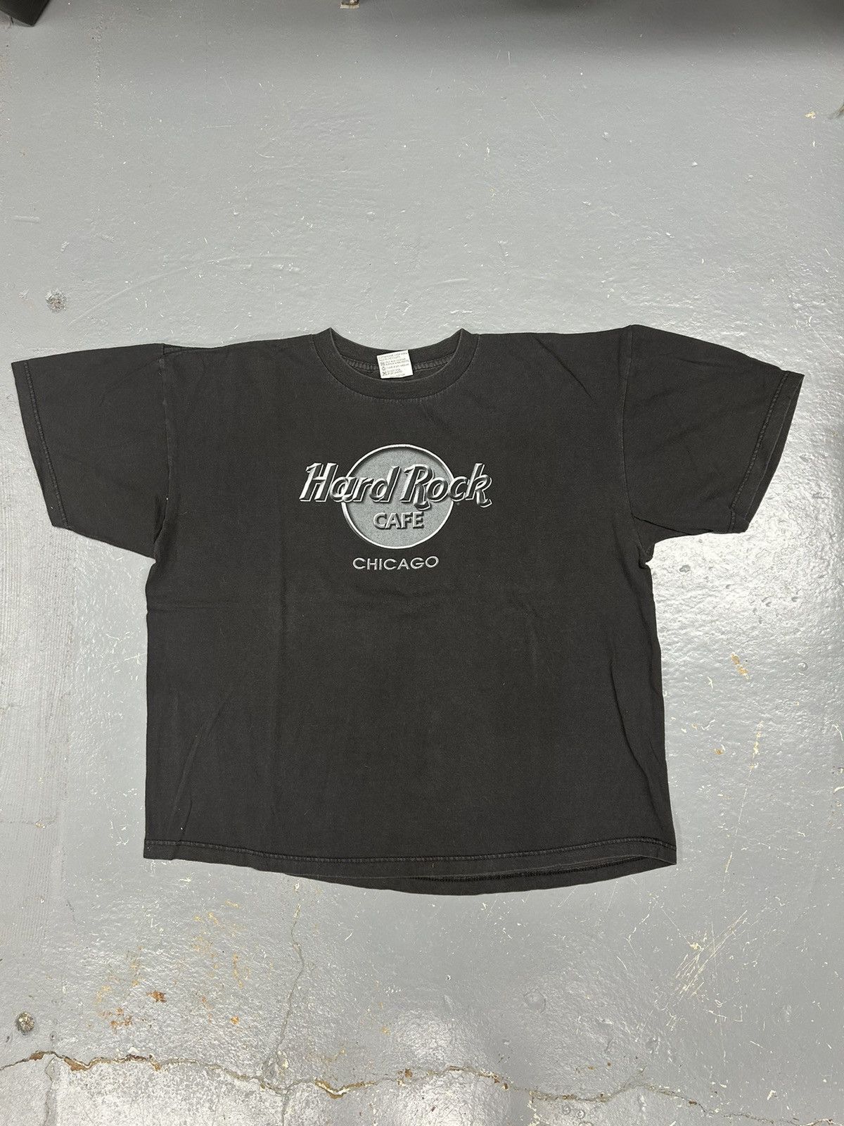 Hard Rock Cafe × Vintage Crazy Vintage Y2K Essential Hard Rock Cafe Black Tee Shirt Size US XXL / EU 58 / 5 - 1 Thumbnail