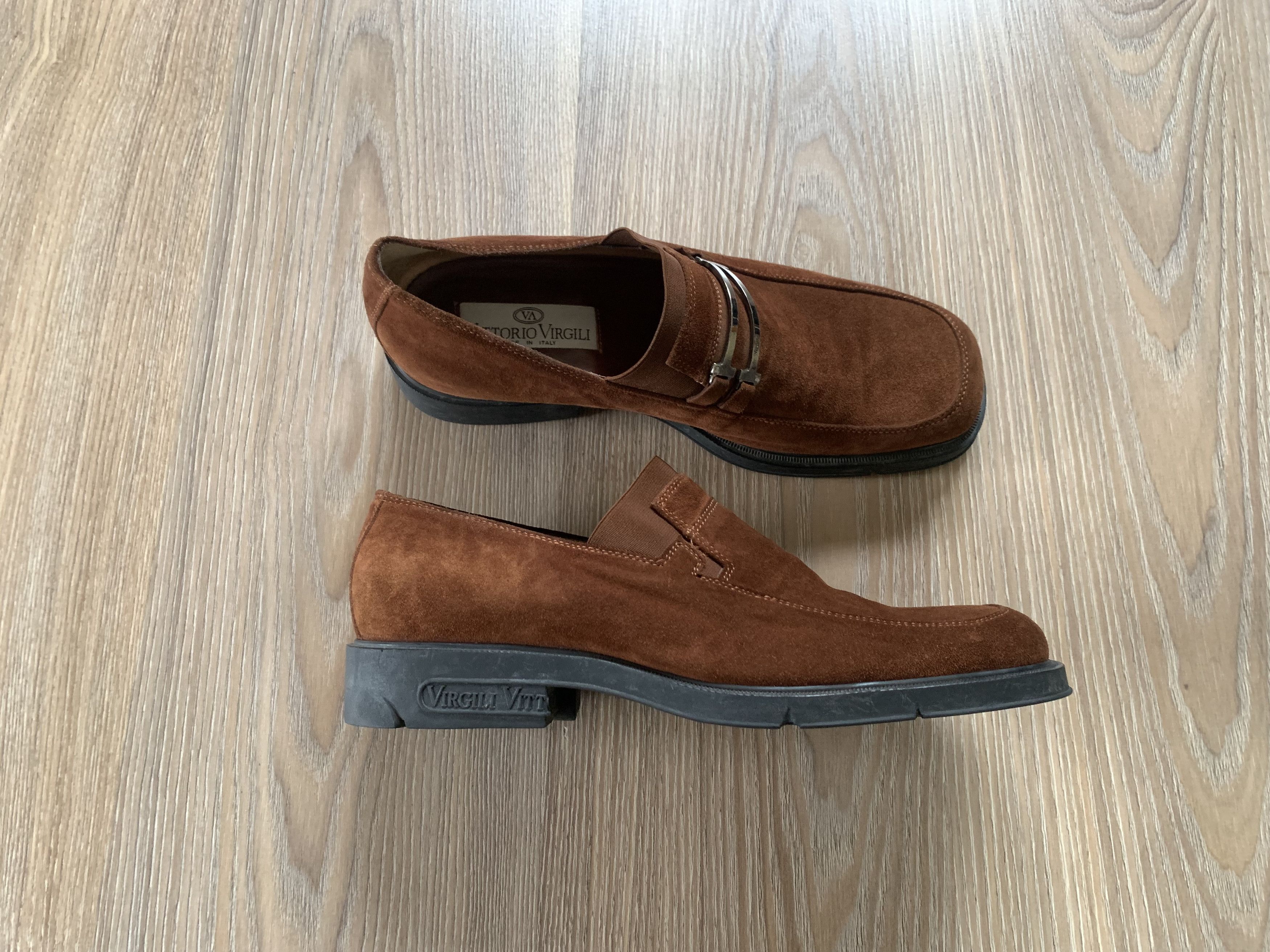 Other Vittorio Virgili Brown Suede Loafers Size US 11 / EU 44 - 1 Thumbnail