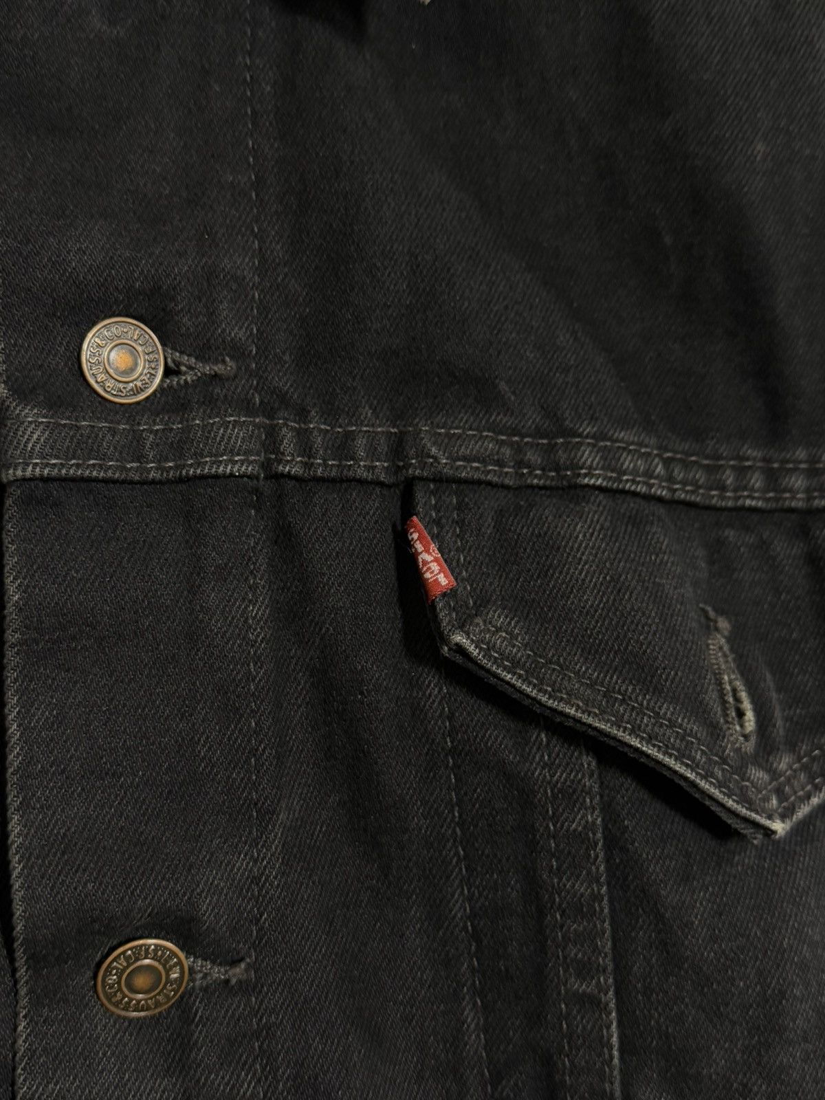Levi's Vinatge 80s Levis Patched Washed Denim Jacket Acne Hedi Raf Size US L / EU 52-54 / 3 - 14 Thumbnail