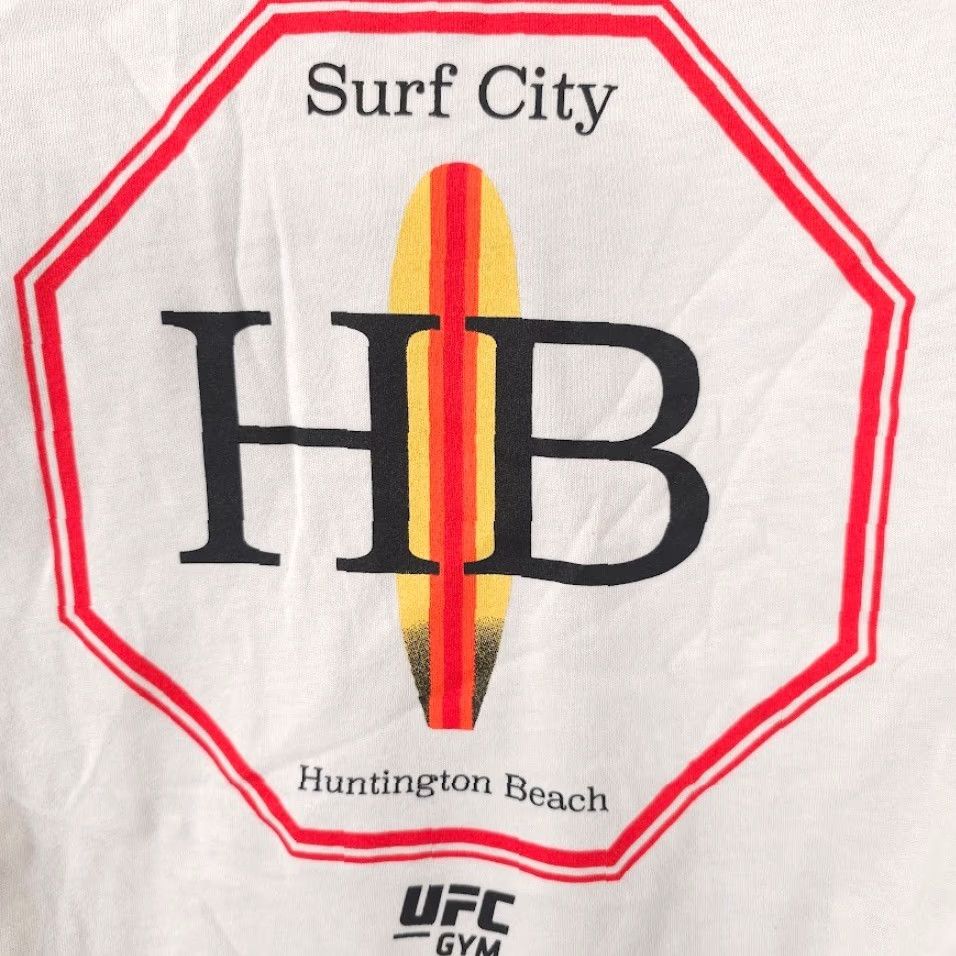UFC UFC Gym T Shirt Mens Size S White Huntington Beach Surf City MMA Shirt Size US S / EU 44-46 / 1 - 5 Thumbnail