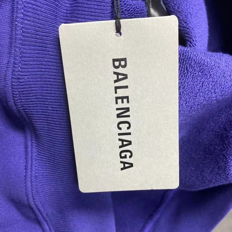 Balenciaga Balenciaga latest blue cola printed logo hoodie-2506 Size US S / EU 44-46 / 1 - 4 Thumbnail