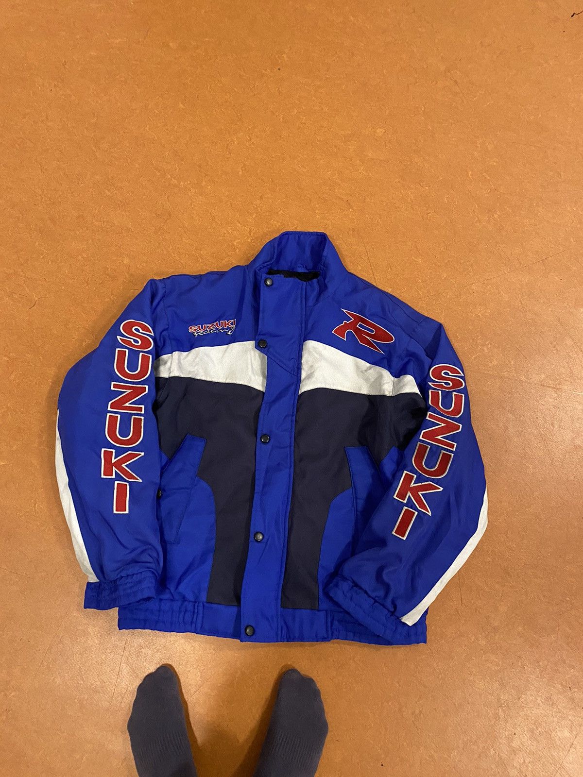 Vintage Vintage Jacket Suzuki Racing R Motorcycle Jacket Size US XL / EU 56 / 4 - 2 Thumbnail