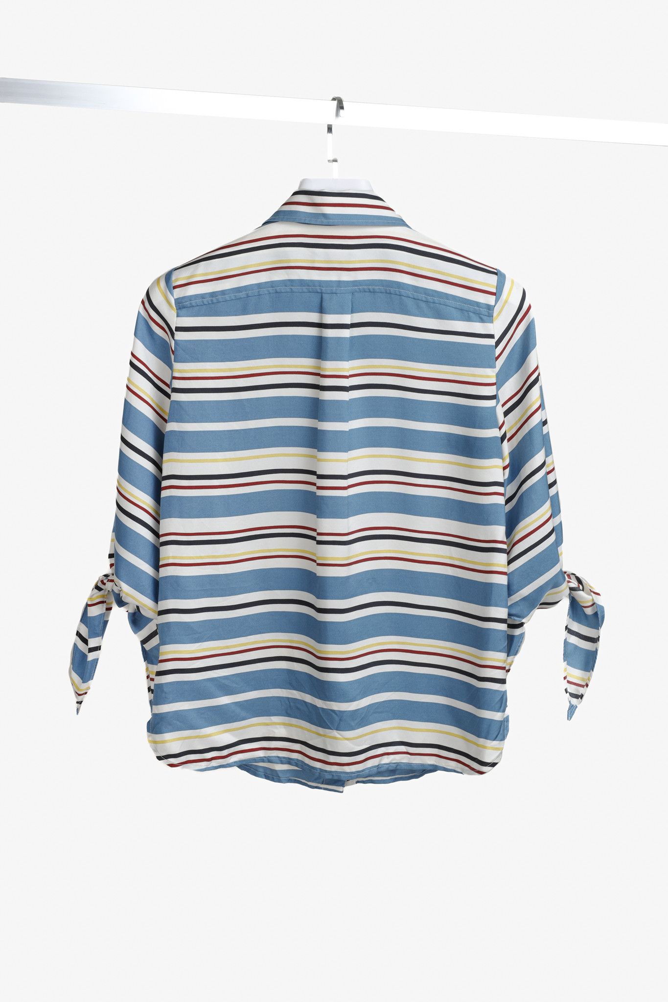 See by Chloe See by Chloe Multicolour Stripes Silk Blouse Size S / US 4 / IT 40 - 2 Thumbnail