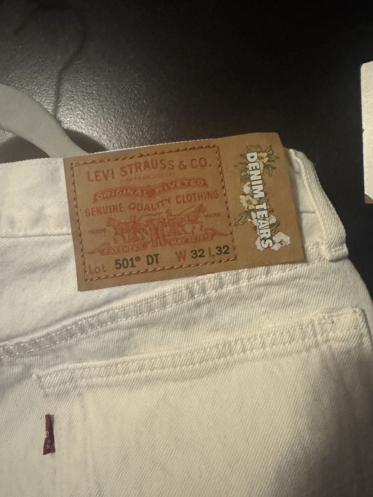 DENIM TEARS Denim tears X Levi’s 501 mono cotton wreath jeans size 32 Size US 32 / EU 48 - 5 Thumbnail