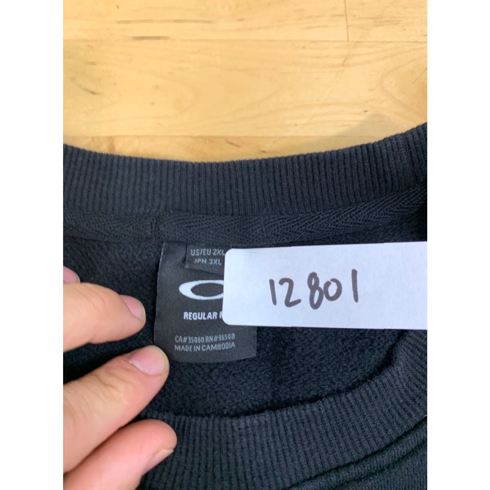 Oakley Oakley Sweatshirt Men Crew Neck Long Sleeve 2XL Black Logo All Seasons Pullover Size US XXL / EU 58 / 5 - 2 Thumbnail