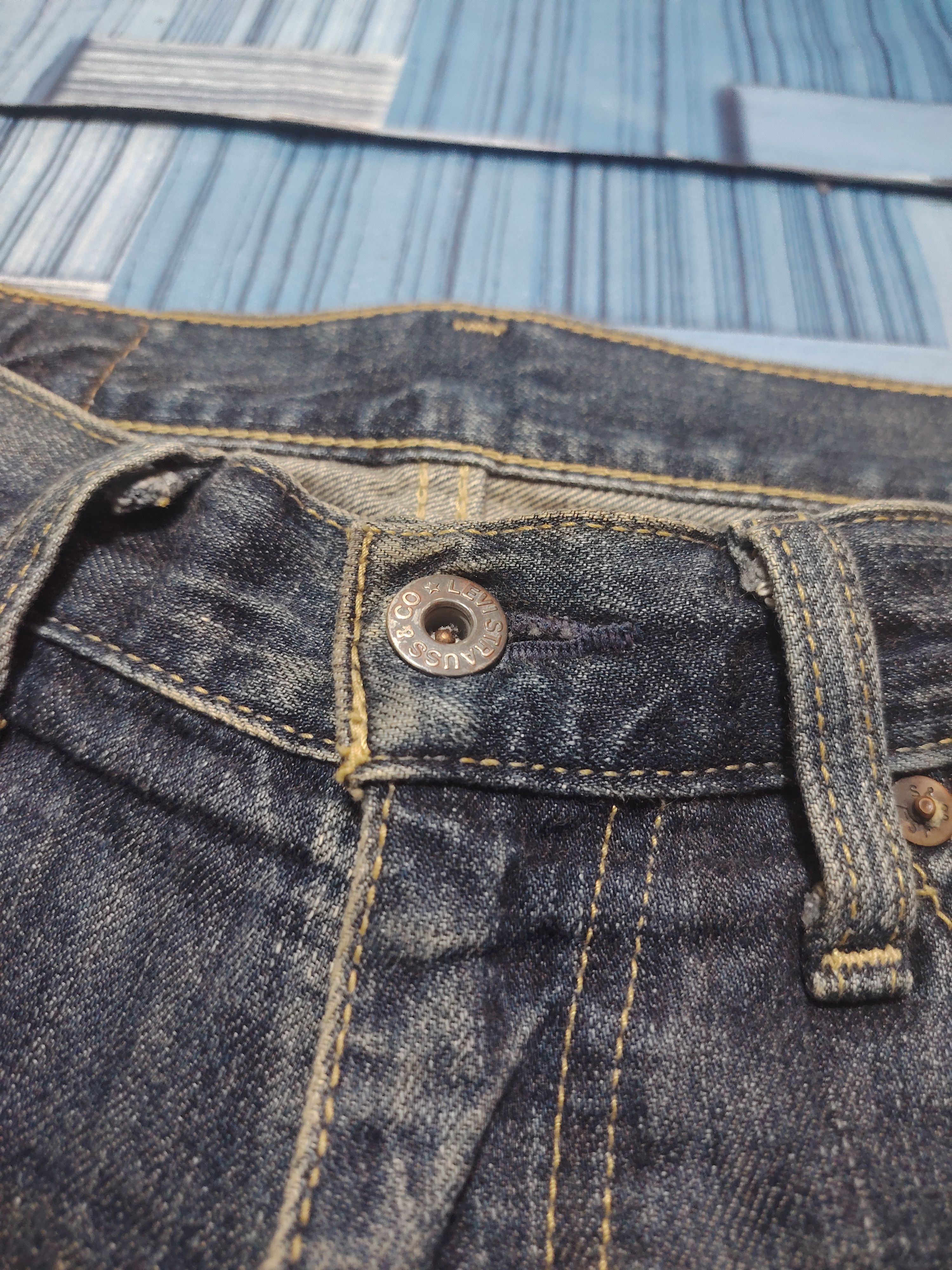 Levi's Vtg Levis 502 Distressed Jeans Size US 29 - 8 Thumbnail