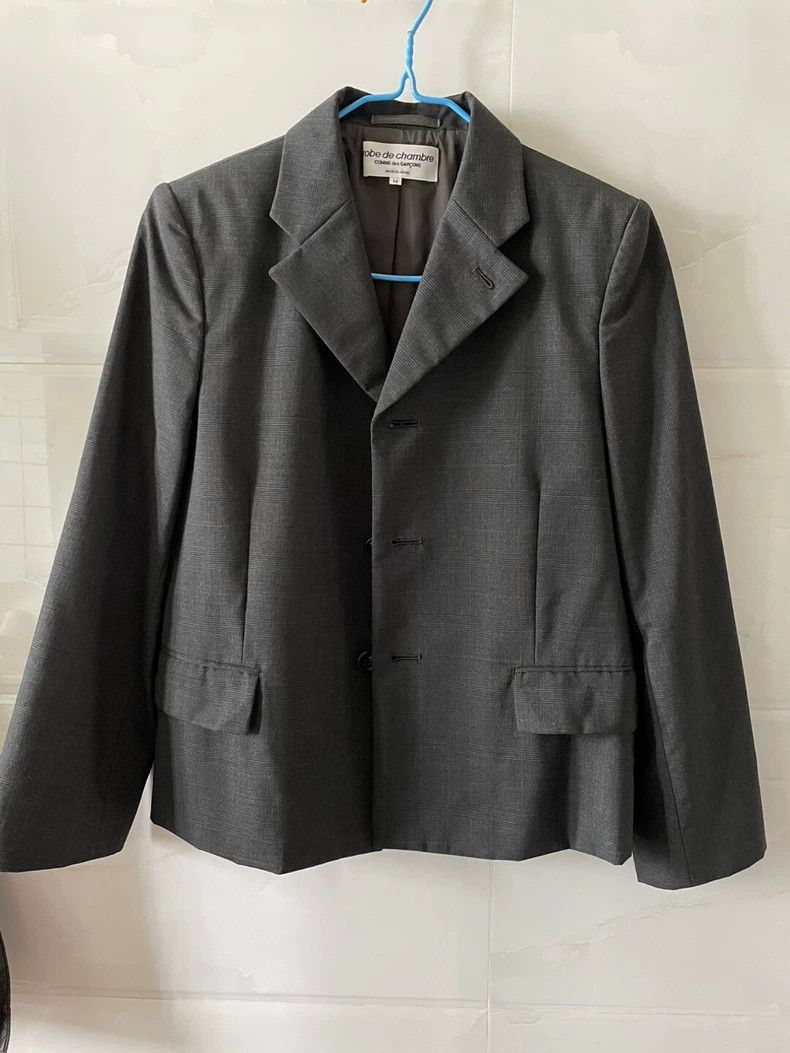 Comme des Garcons Comme Des Garcons Grey wool jacket 2502-Nextarrow Size US M / EU 48-50 / 2 - 2 Thumbnail