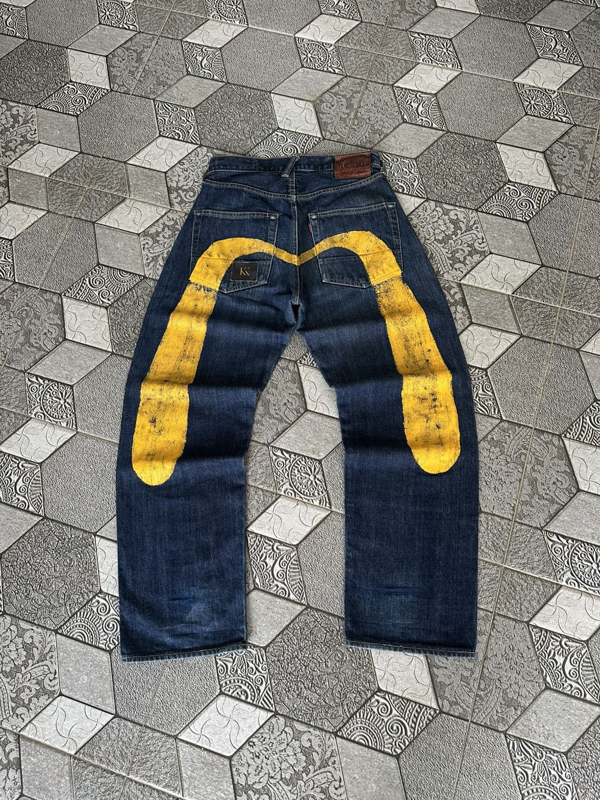 Evisu EVISU NO 2 LOT 2001 DAICOCK YELLOW SELVEDGE DENIM Size US 29 - 1 Thumbnail