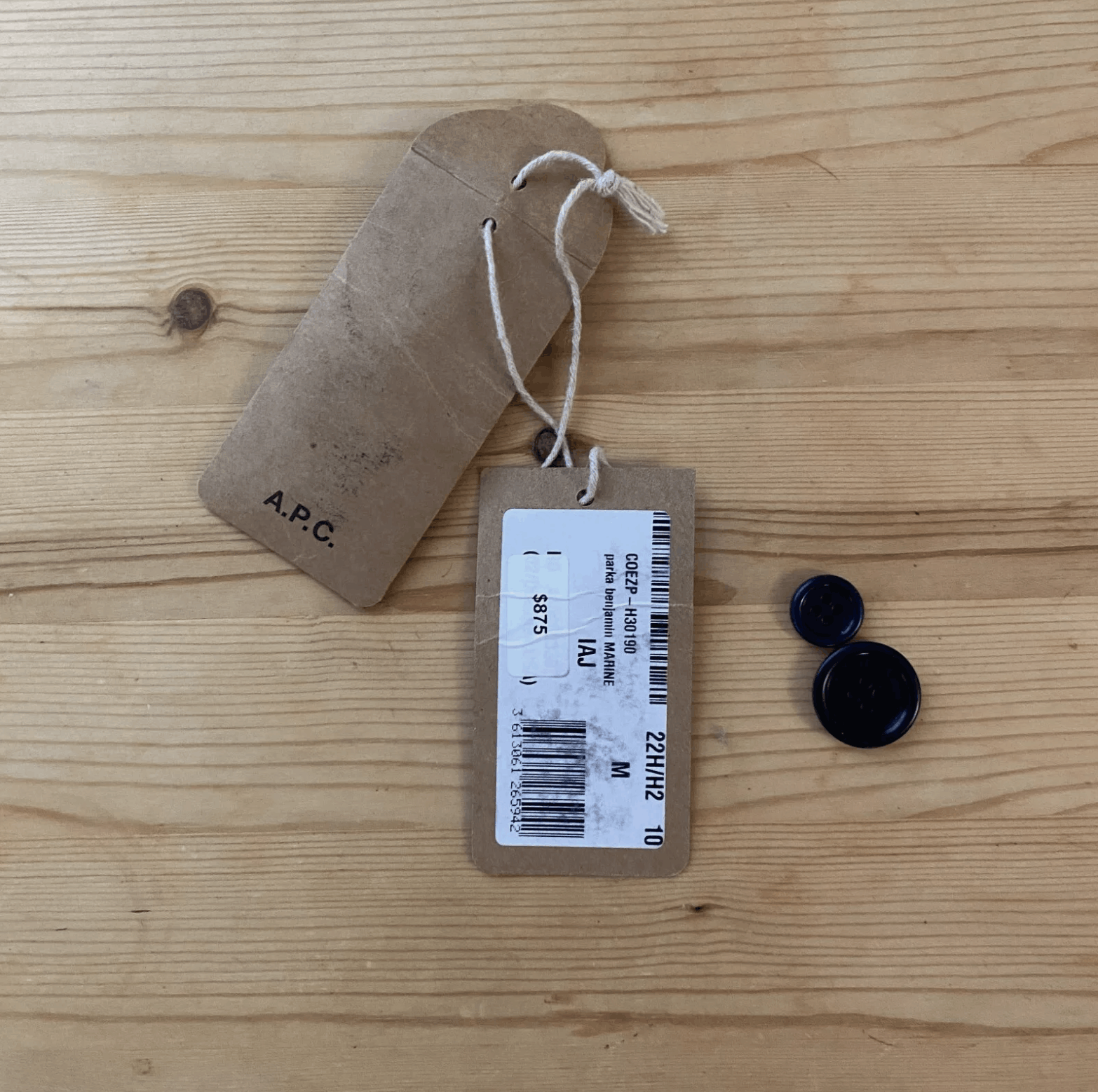 A.P.C. APC 2023 Unisex Benjamin Parka with Tags Medium Waterproof Size US M / EU 48-50 / 2 - 4 Thumbnail