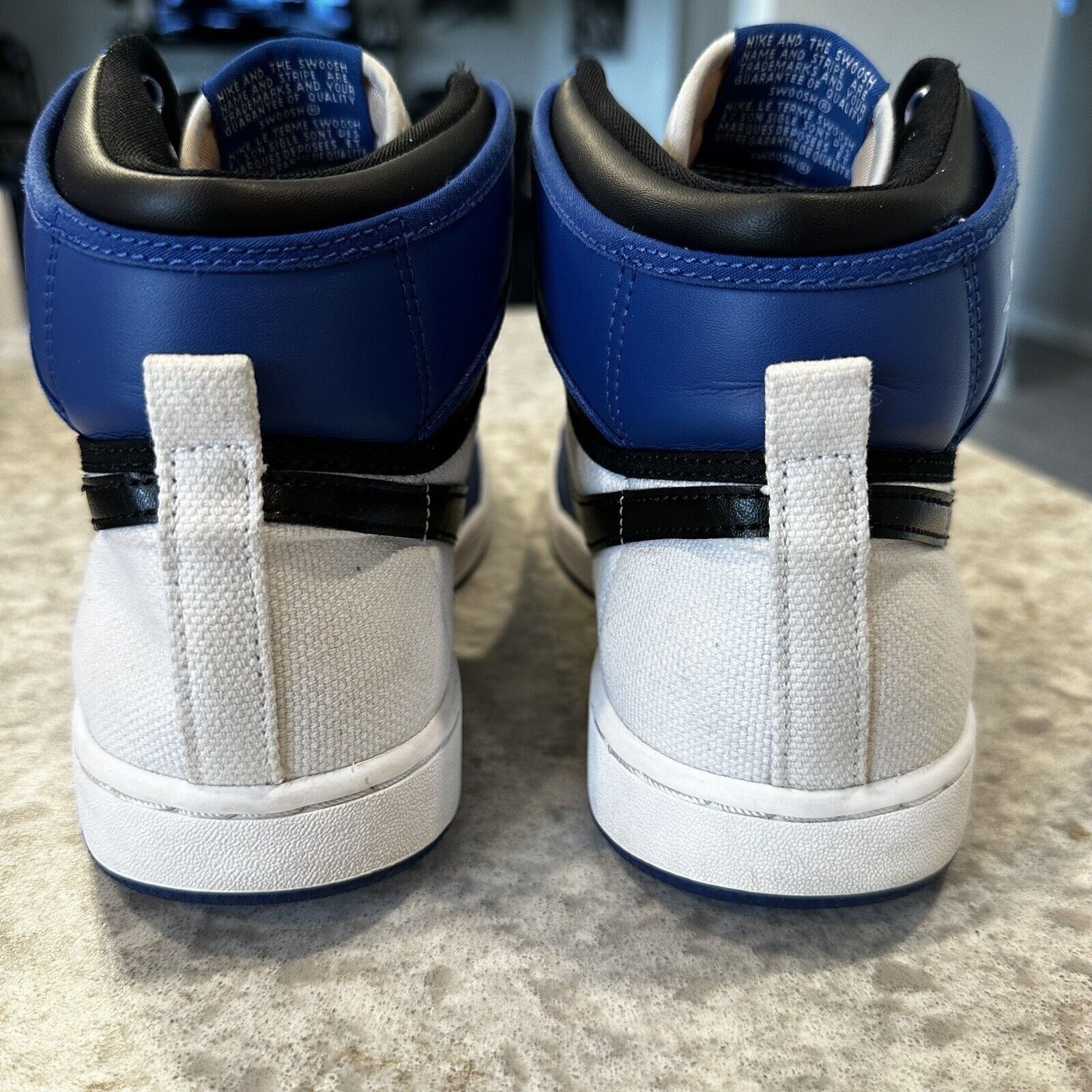 Nike Size 8 - Jordan 1 AJKO Storm Blue White Black 2021 Size US 8 / EU 41 - 2 Thumbnail