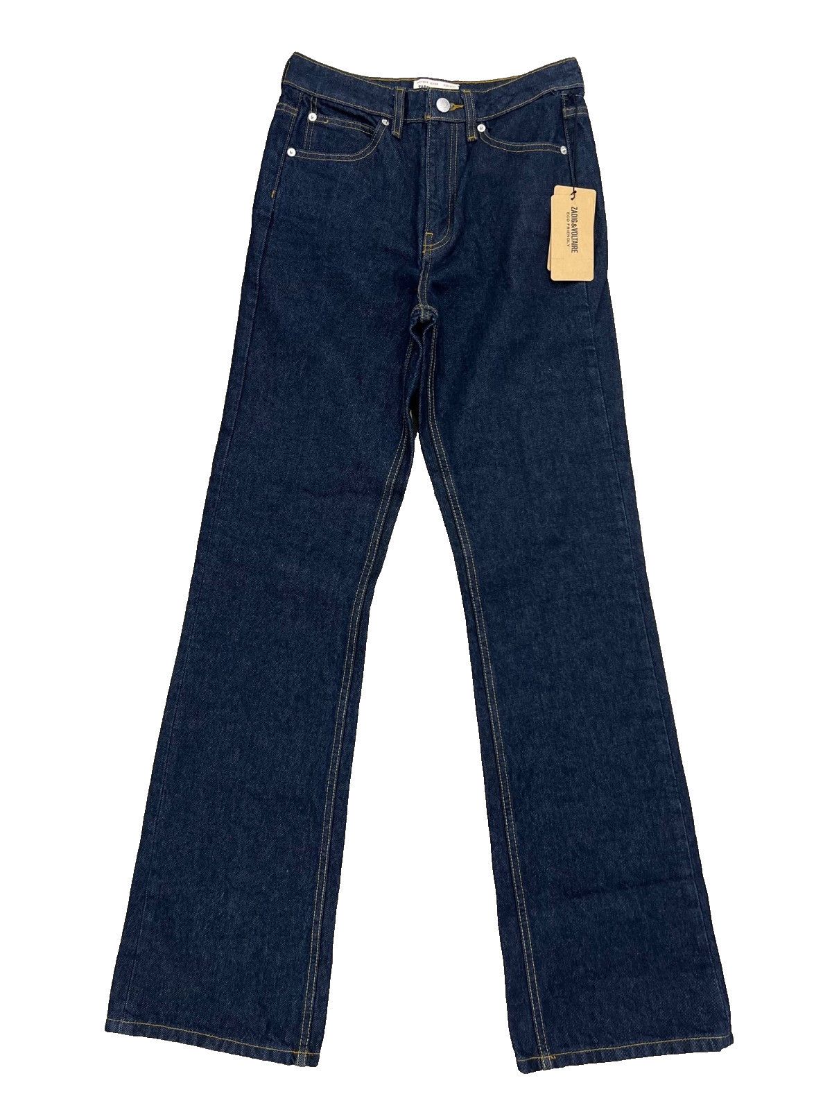 Zadig & Voltaire Zadig & Voltaire Poete Bootcut Flare Denim Jeans in Brut 26 Size 26" / US 2 / IT 38 - 4 Thumbnail