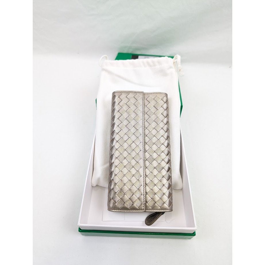 Bottega Veneta o1rshd1 Size : OS/ Intrecciato Gros Grain Wallet in Champign Size ONE SIZE - 15 Thumbnail