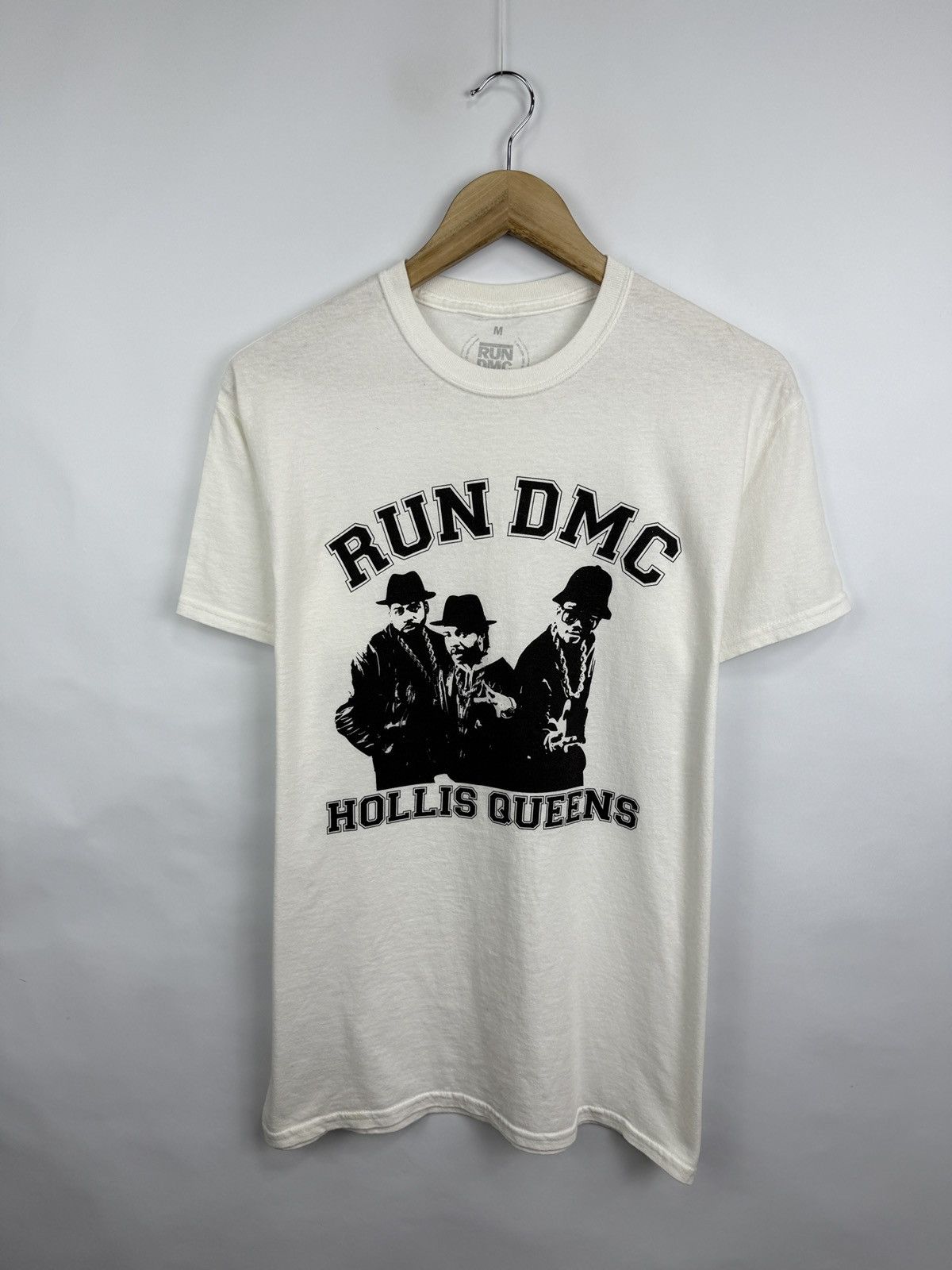 RUN DMC 🇺🇸 Vintage Y2K RUN DMC Hollis Queens Rap Hip Hop Band T-Shirt Size US M / EU 48-50 / 2 - 3 Thumbnail