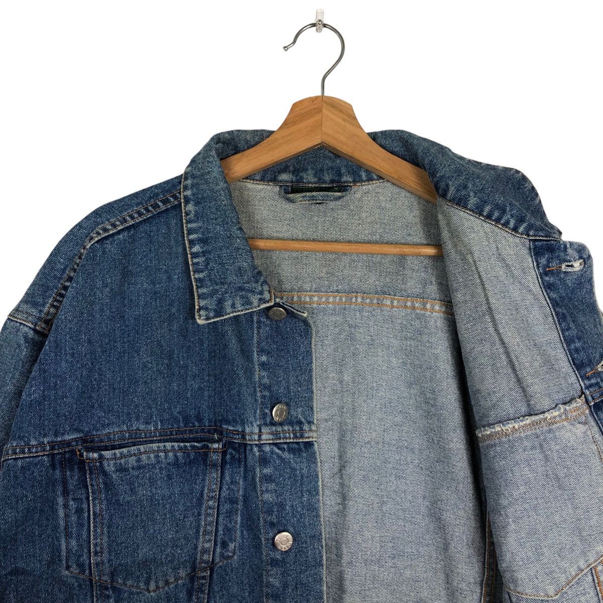 Japanese Brand 🔥Vintage Trucker Denim Jacket J.Crew Japan Issey Miyake Size US L / EU 52-54 / 3 - 11 Thumbnail
