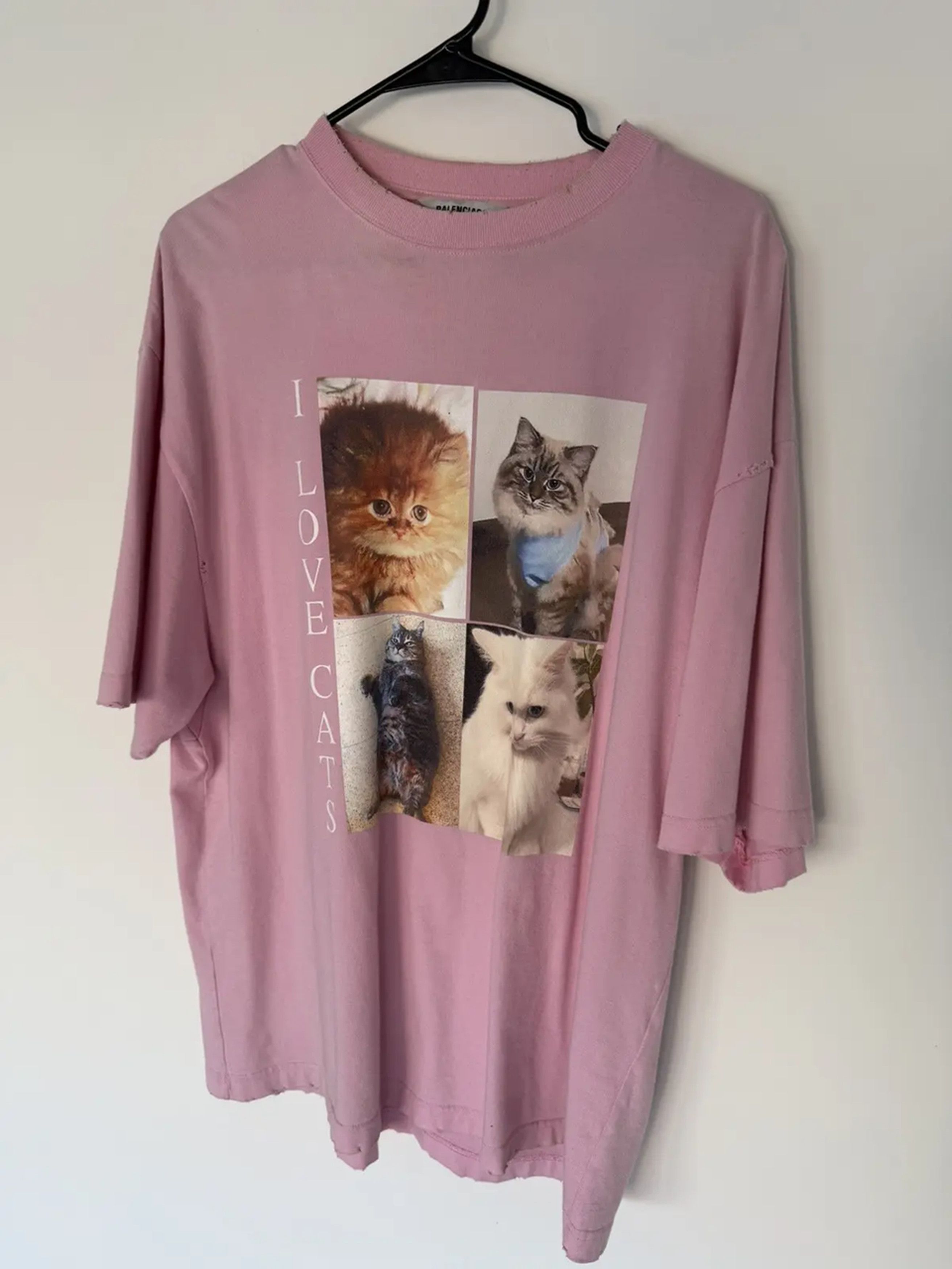 Balenciaga Balenciaga I love Cats T-Shirt | Grailed