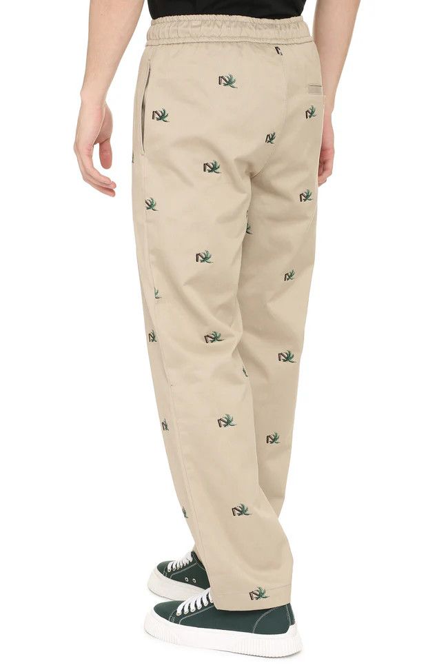 Palm Angels o1y0325 Logo Jogger & Sweatpant in Beige Size US 36 / EU 52 - 4 Thumbnail