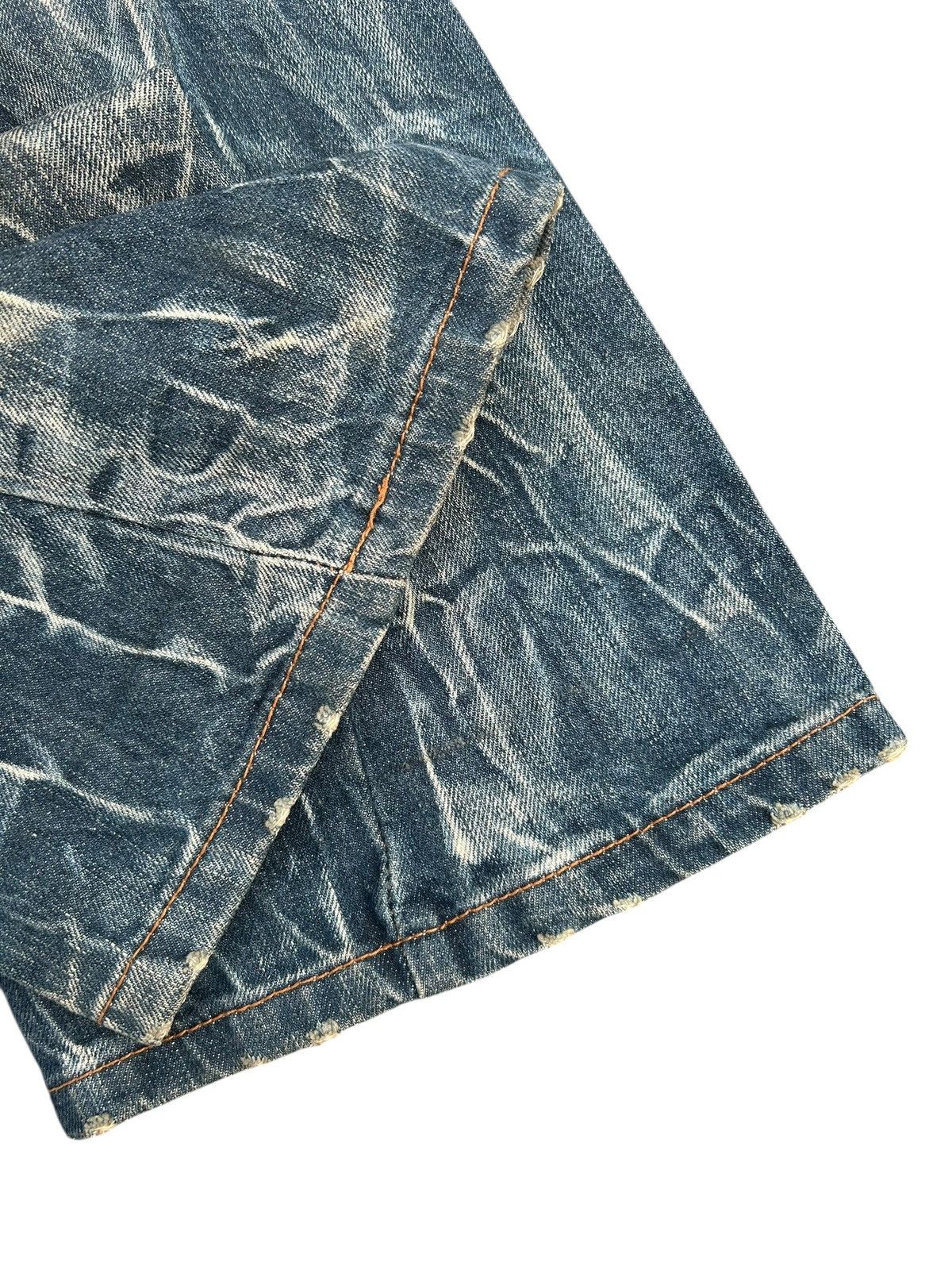 Kapital FLARE Antful Jeans Japanese Distressed Dirty Denim Jeans Size US 32 / EU 48 - 15 Thumbnail