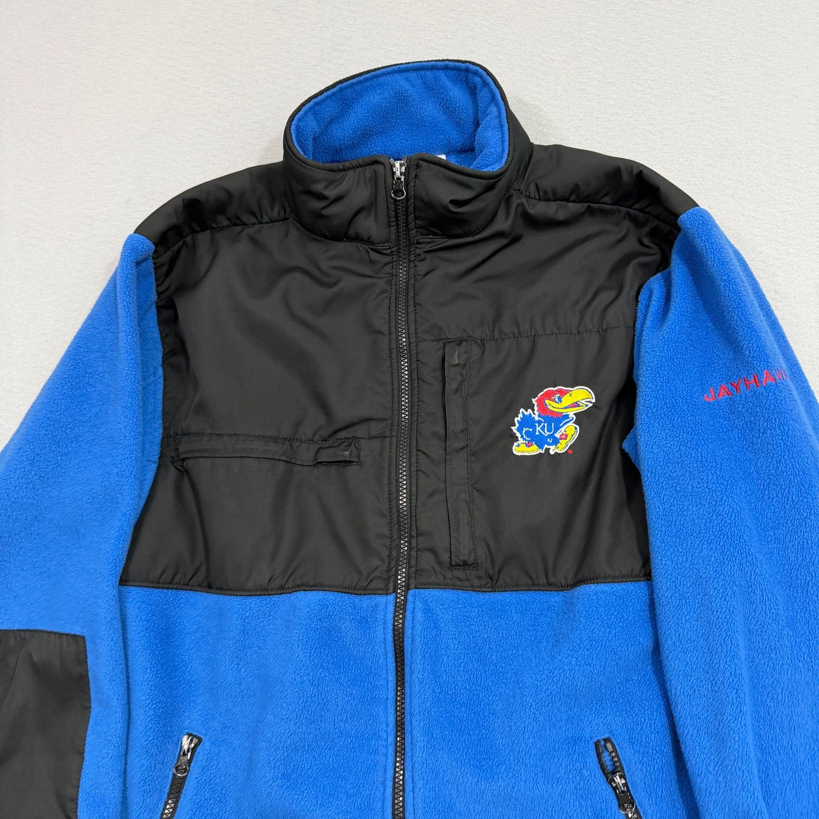 NCAA NCAA Kansas Jayhawks Fleece Soft Shell Jacket Men's Medium Size US M / EU 48-50 / 2 - 2 Thumbnail