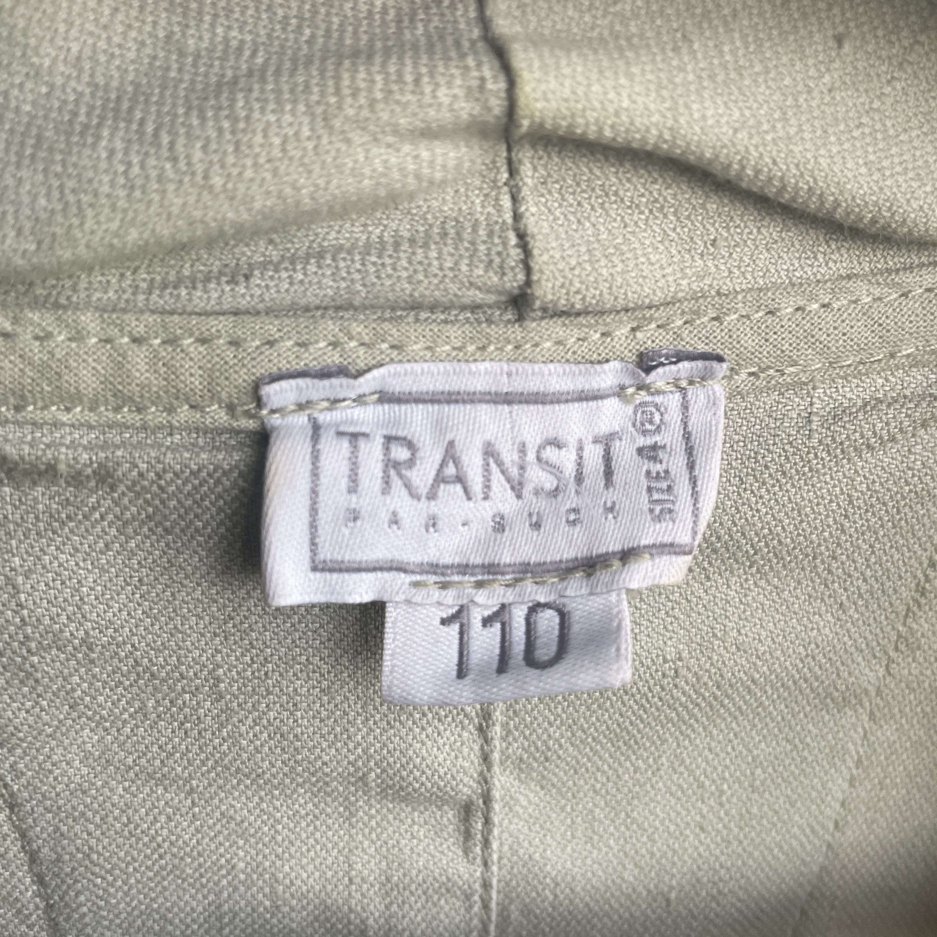 Transit Transit Par Such Womens Shawl Collar Linen Blend Blazer Size L / US 10 / IT 46 - 6 Thumbnail