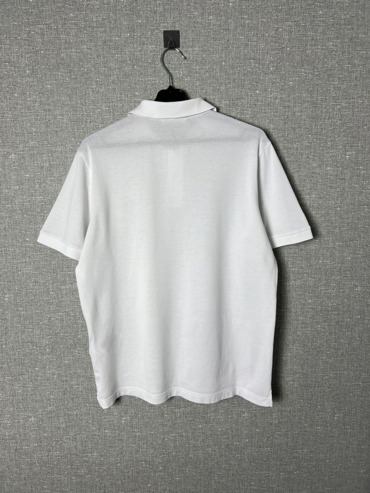 Prada Prada Milano Triangle Logo Patch White Polo Men’s T-Shirt Size US M / EU 48-50 / 2 - 8 Thumbnail